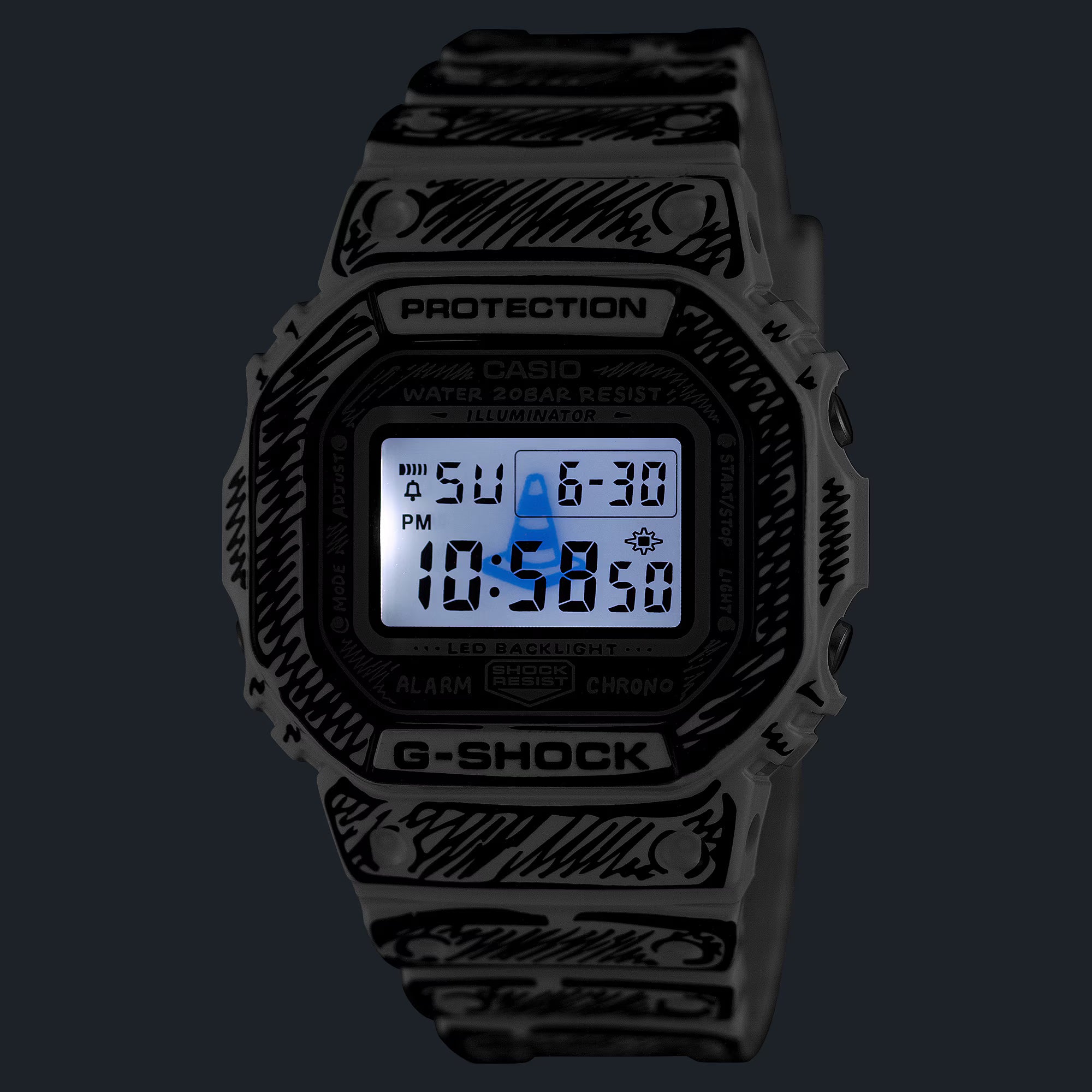CASIO G-SHOCK Joshua Vides collaboration models DIGITAL 5600 SERIES DW5600JV-7