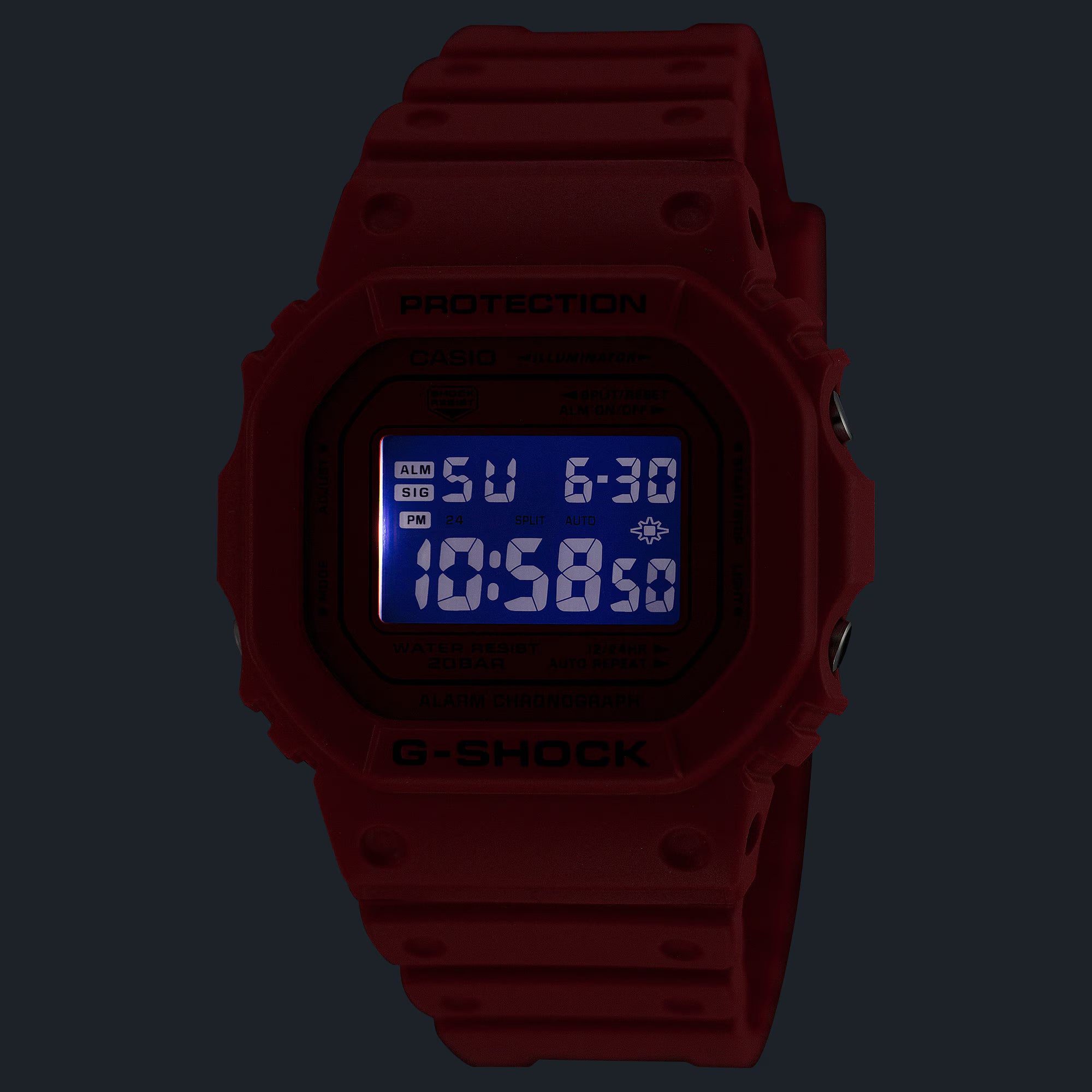 CASIO G-SHOCK DIGITAL 5600 SERIES DW-5600RRB-4