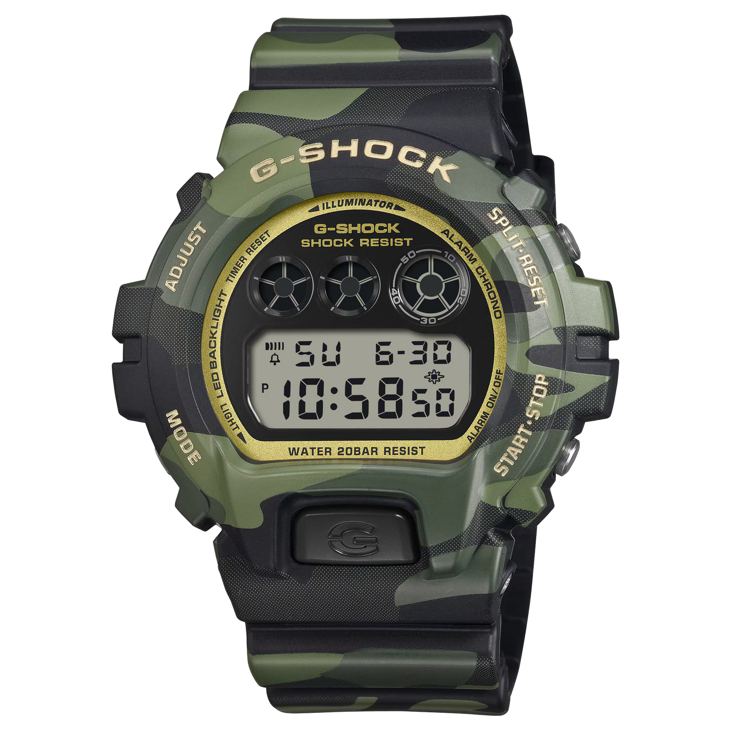 CASIO G-SHOCK DIGITAL 6900 SERIES DW-6900CMG-3