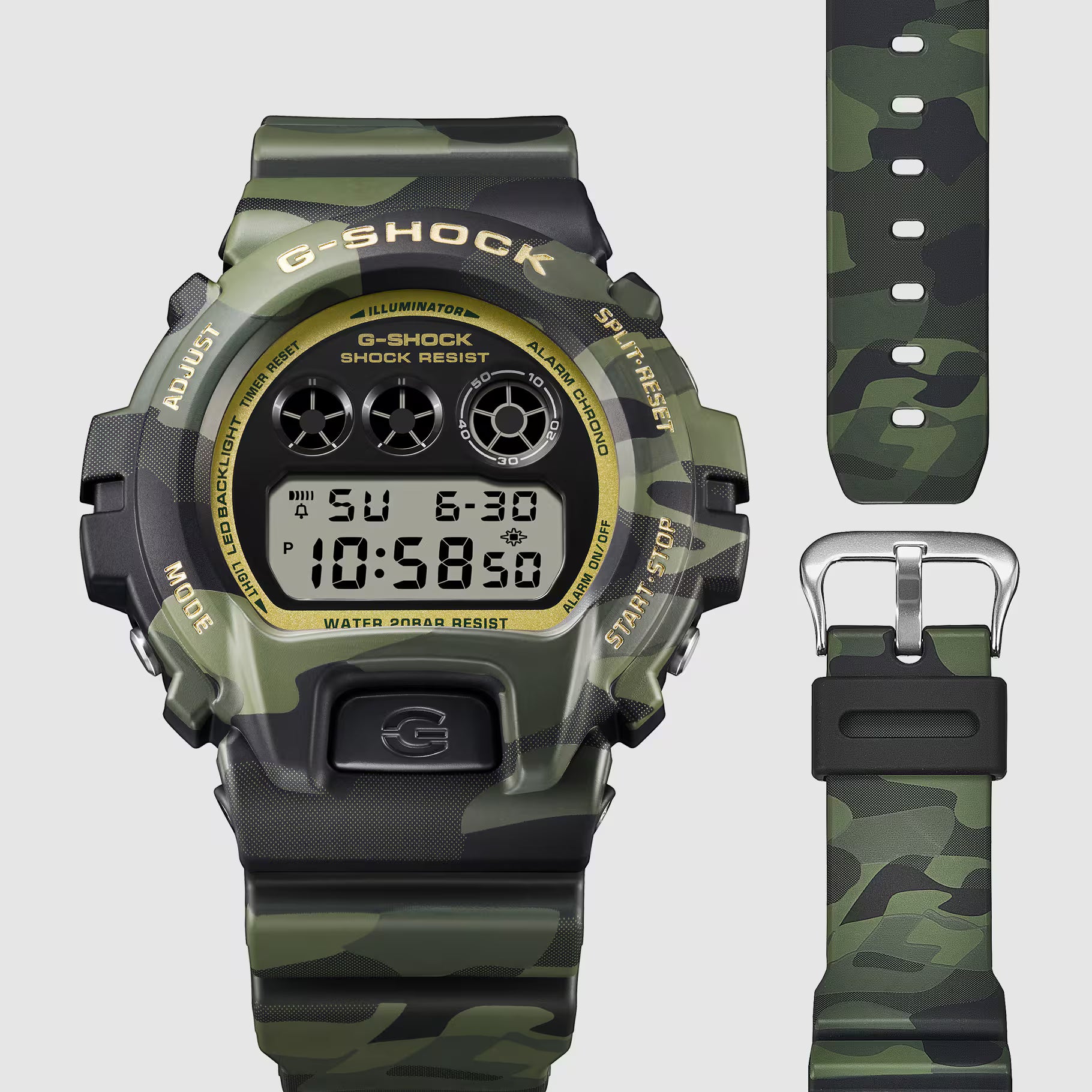 CASIO G-SHOCK DIGITAL 6900 SERIES DW-6900CMG-3