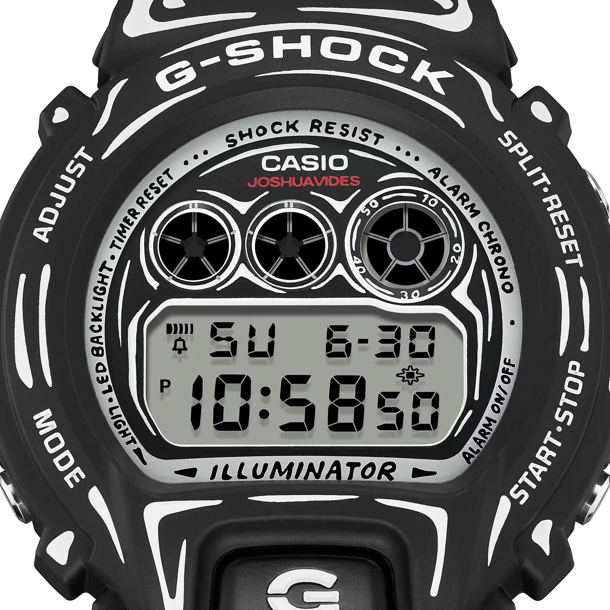 CASIO G-SHOCK Joshua Vides collaboration models DIGITAL 6900 SERIES DW6900JV-1