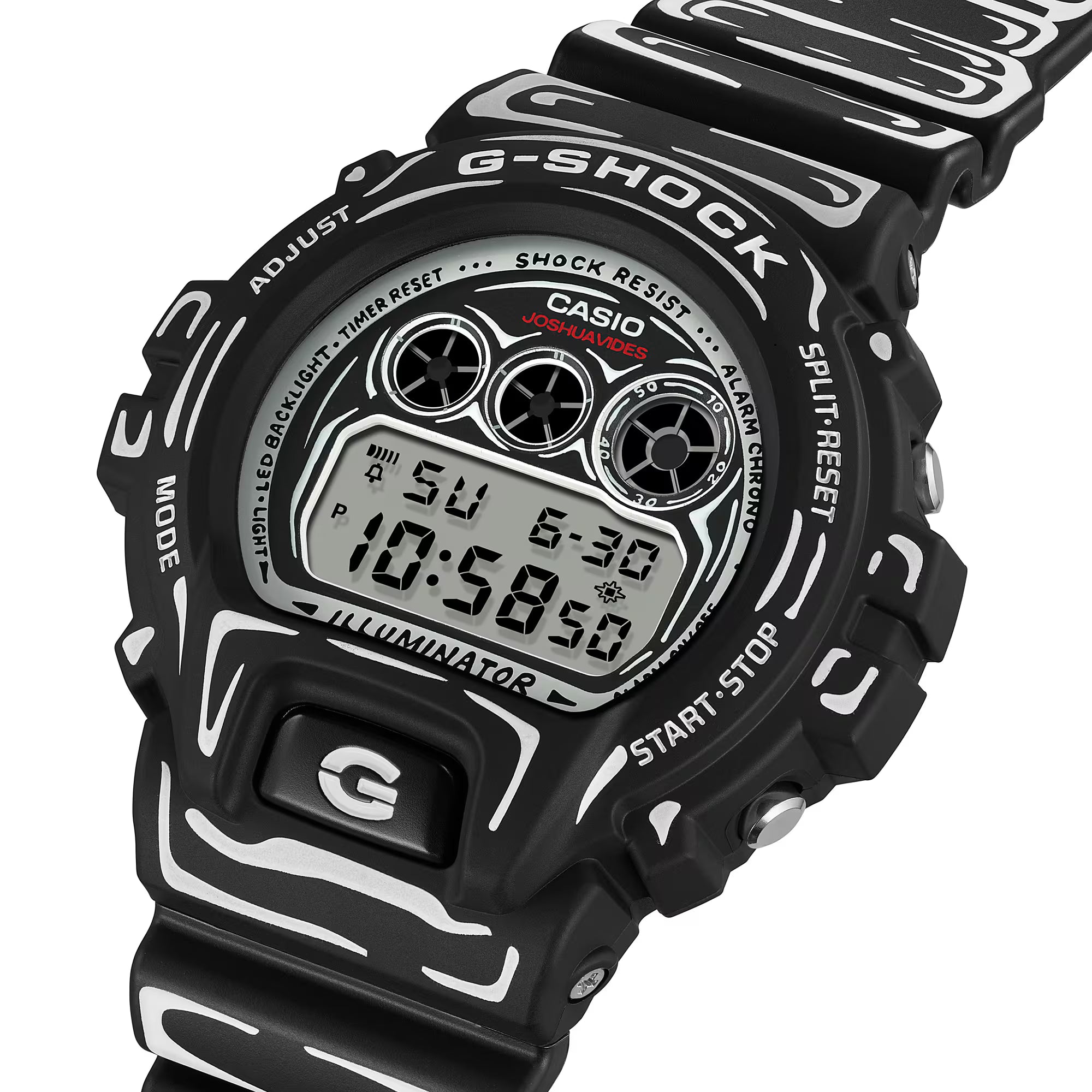 CASIO G-SHOCK Joshua Vides collaboration models DIGITAL 6900 SERIES DW6900JV-1