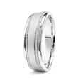 White Gold Timeless Milgrain Wedding Ring