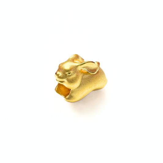 24 Gold Zodiac Charm (Rabbit)