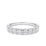 Round Brilliant Diamond Platinum Eternity Style Wedding Band Ring