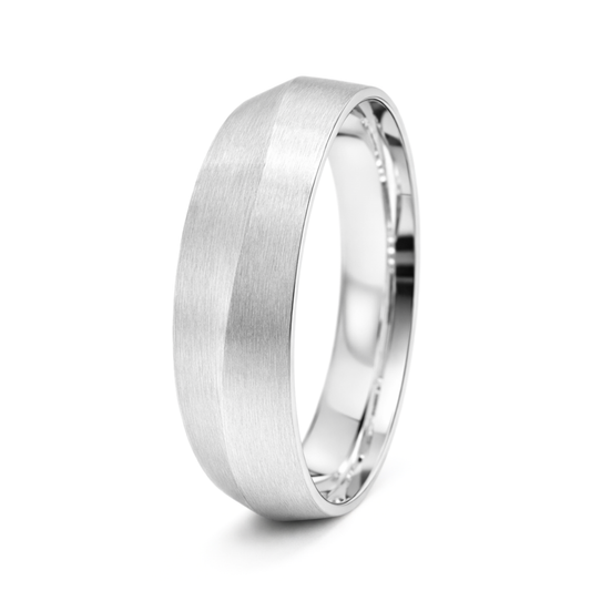 Timeless Matte Wedding Ring