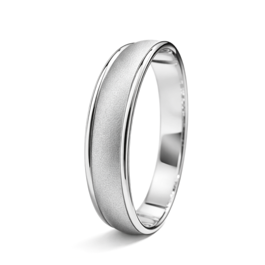 Matte Finish Classic Band Ring