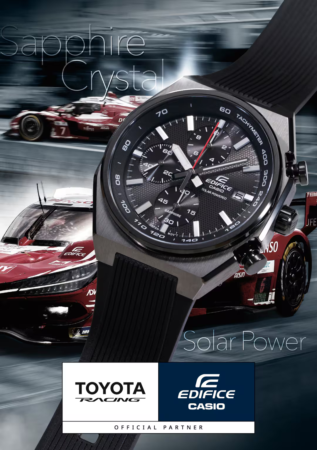 CASIO EDIFICE Solar Powered Chronograph EFS-S660PB-1A