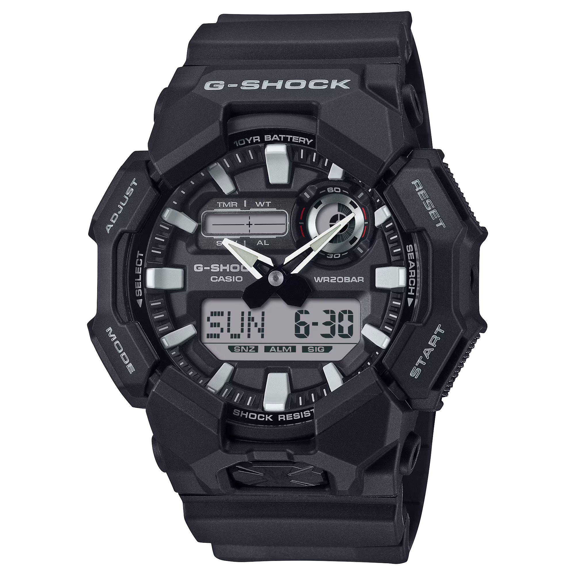 CASIO  G-SHOCK ANALOG-DIGITAL GA-010 SERIES GA-010-1A