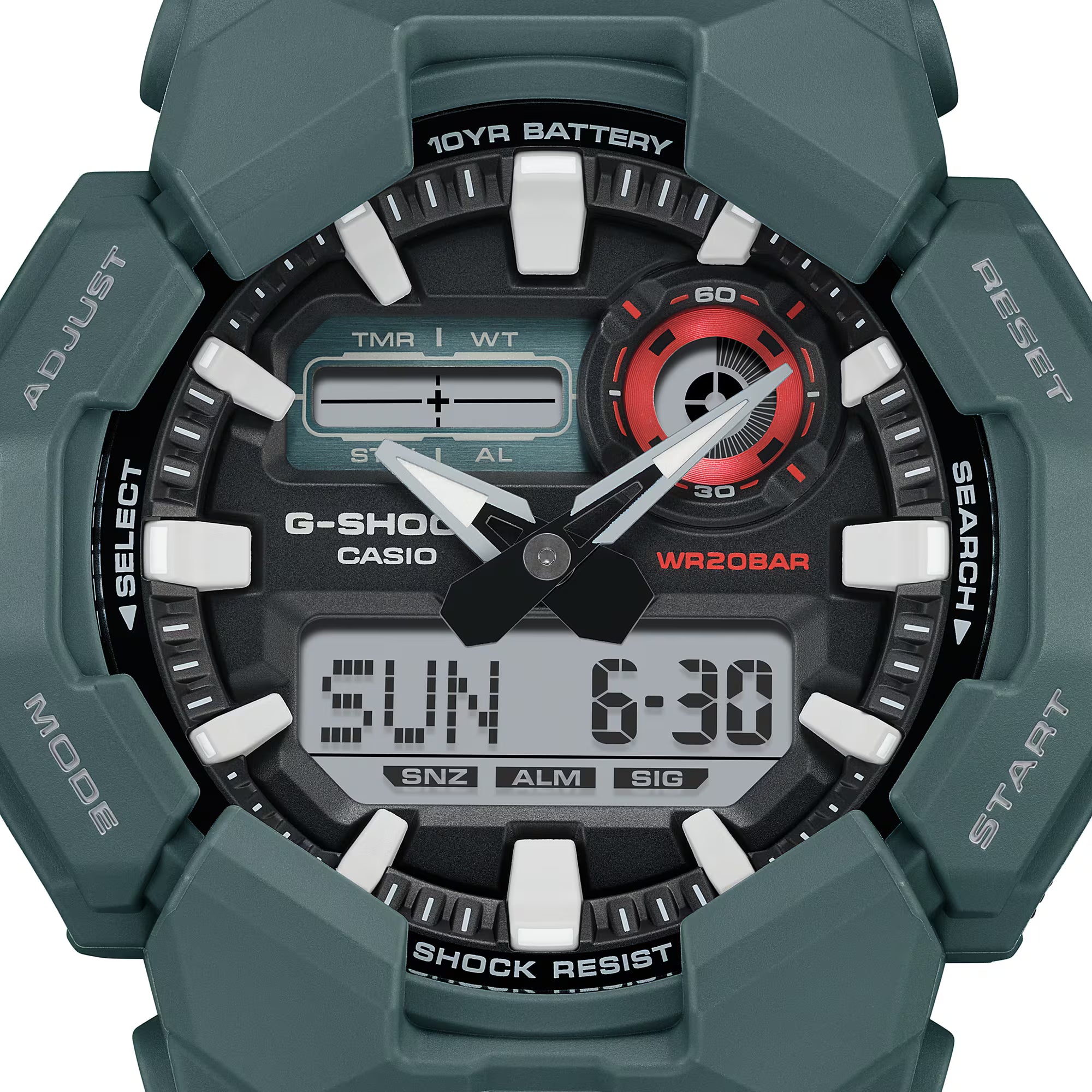 CASIO G-SHOCK  ANALOG-DIGITAL GA-010 SERIES GA-010-2A
