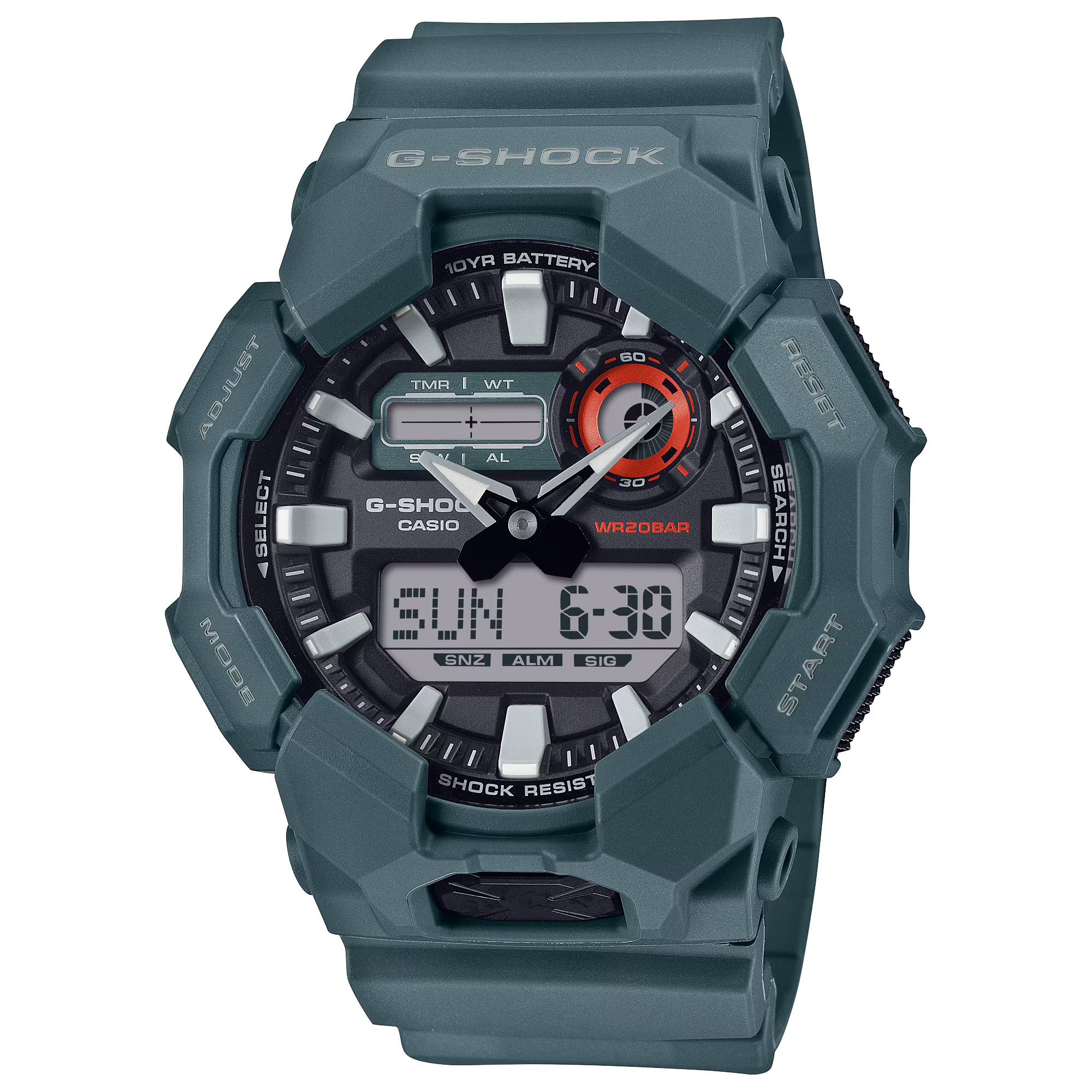 CASIO G-SHOCK  ANALOG-DIGITAL GA-010 SERIES GA-010-2A