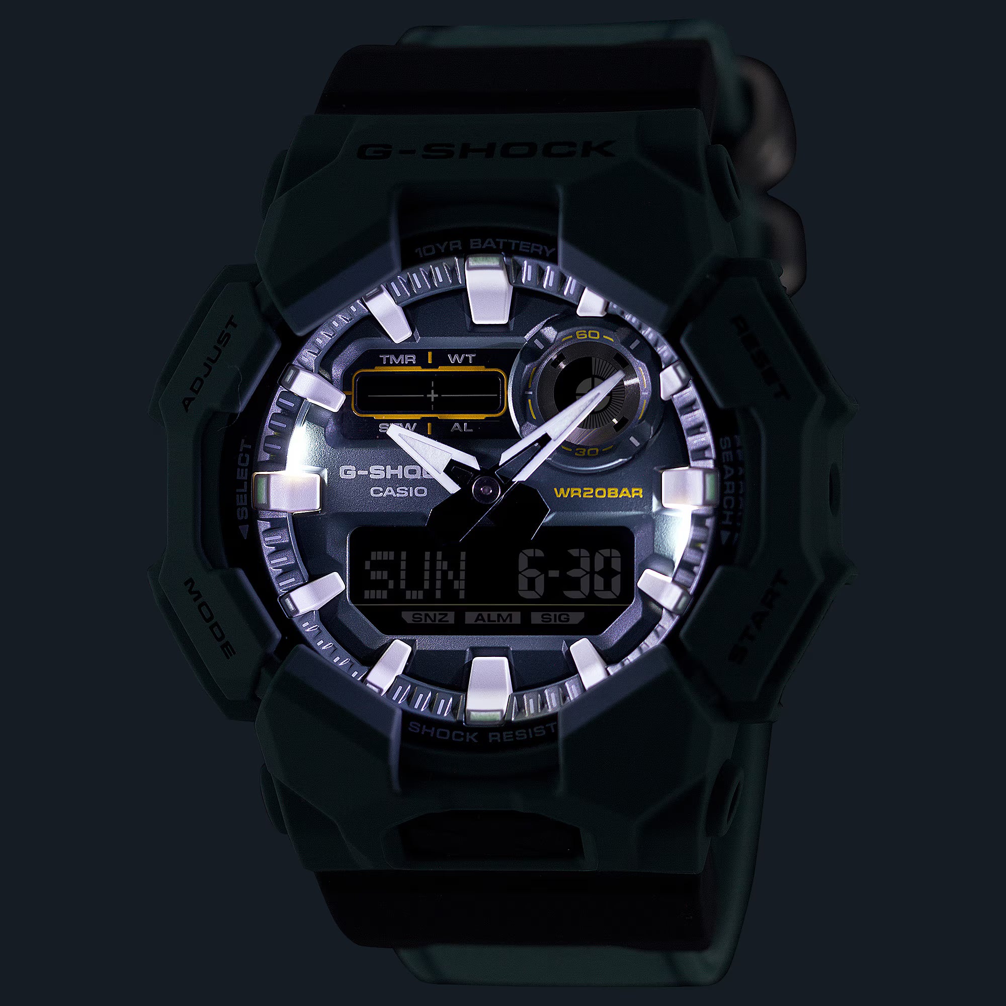CASIO G-SHOCKANALOG-DIGITAL GA-010 SERIES GA-010CE-2A