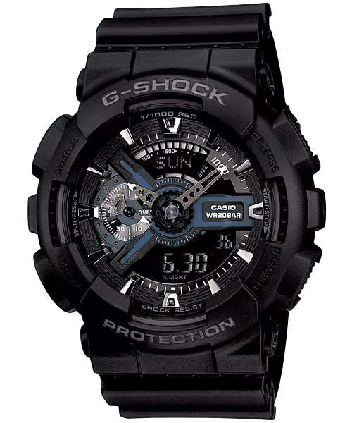 CASIO G-SHOCK ANALOG-DIGITAL GA-110 SERIES GA110-1B