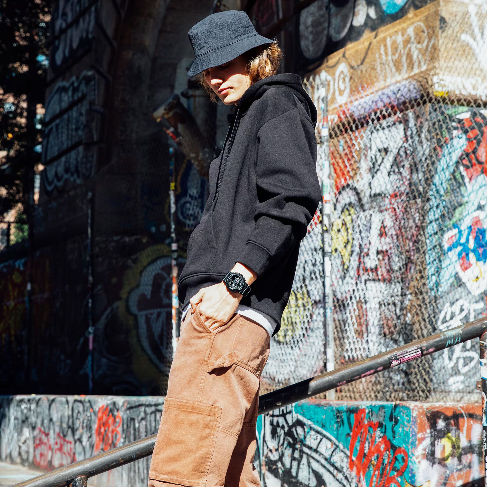 CASIO G-SHOCK ANALOG-DIGITAL GA-110 SERIES GA110-1B