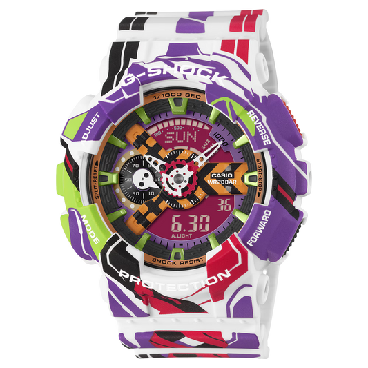 Casio G-Shock EVANGELION Collaboration Model ANALOG-DIGITAL 110 SERIES GA-110EVA30-7A