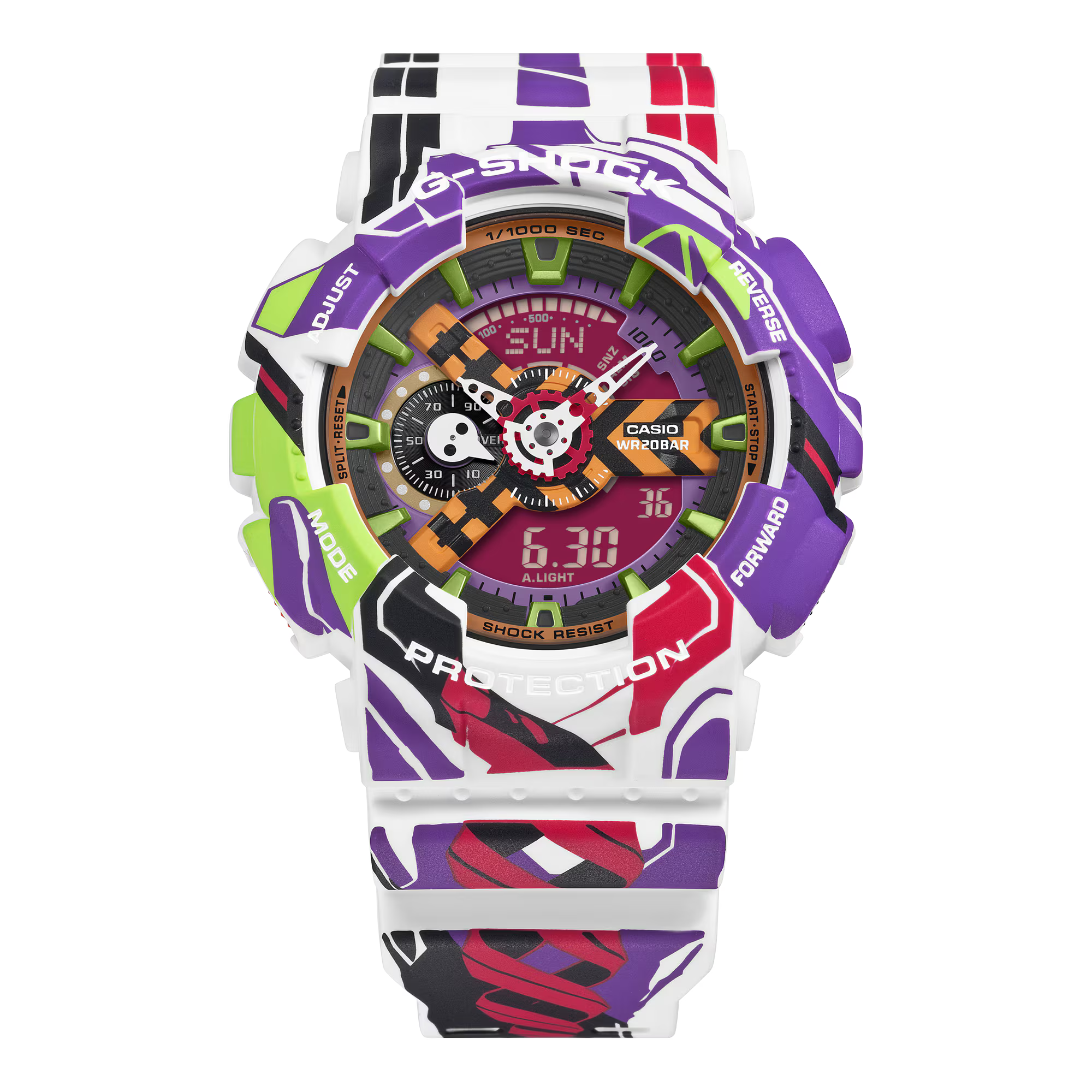 Casio G-Shock EVANGELION Collaboration Model ANALOG-DIGITAL 110 SERIES GA-110EVA30-7A