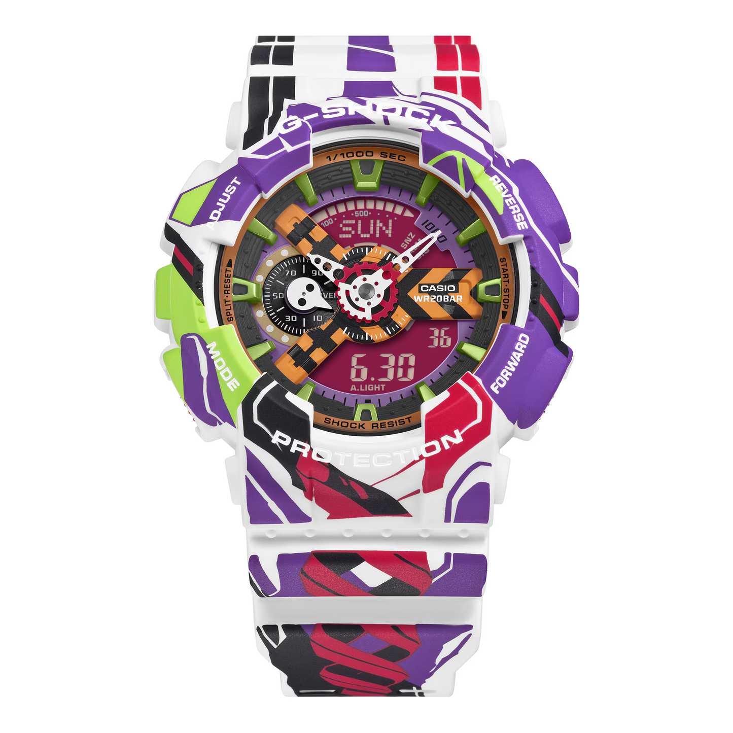 Casio G-Shock EVANGELION Collaboration Model ANALOG-DIGITAL 110 SERIES GA-110EVA30-7A