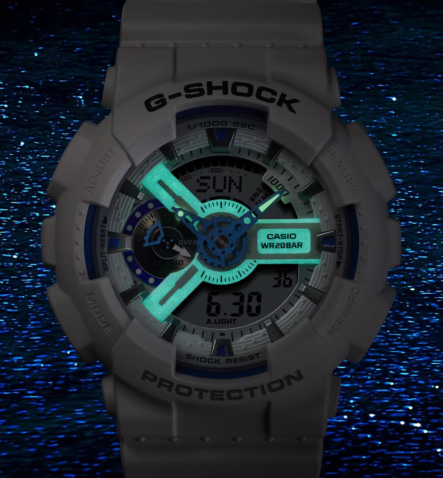 CASIO G-SHOCK ANALOG-DIGITAL 110 SERIES GA-110HDS-7A