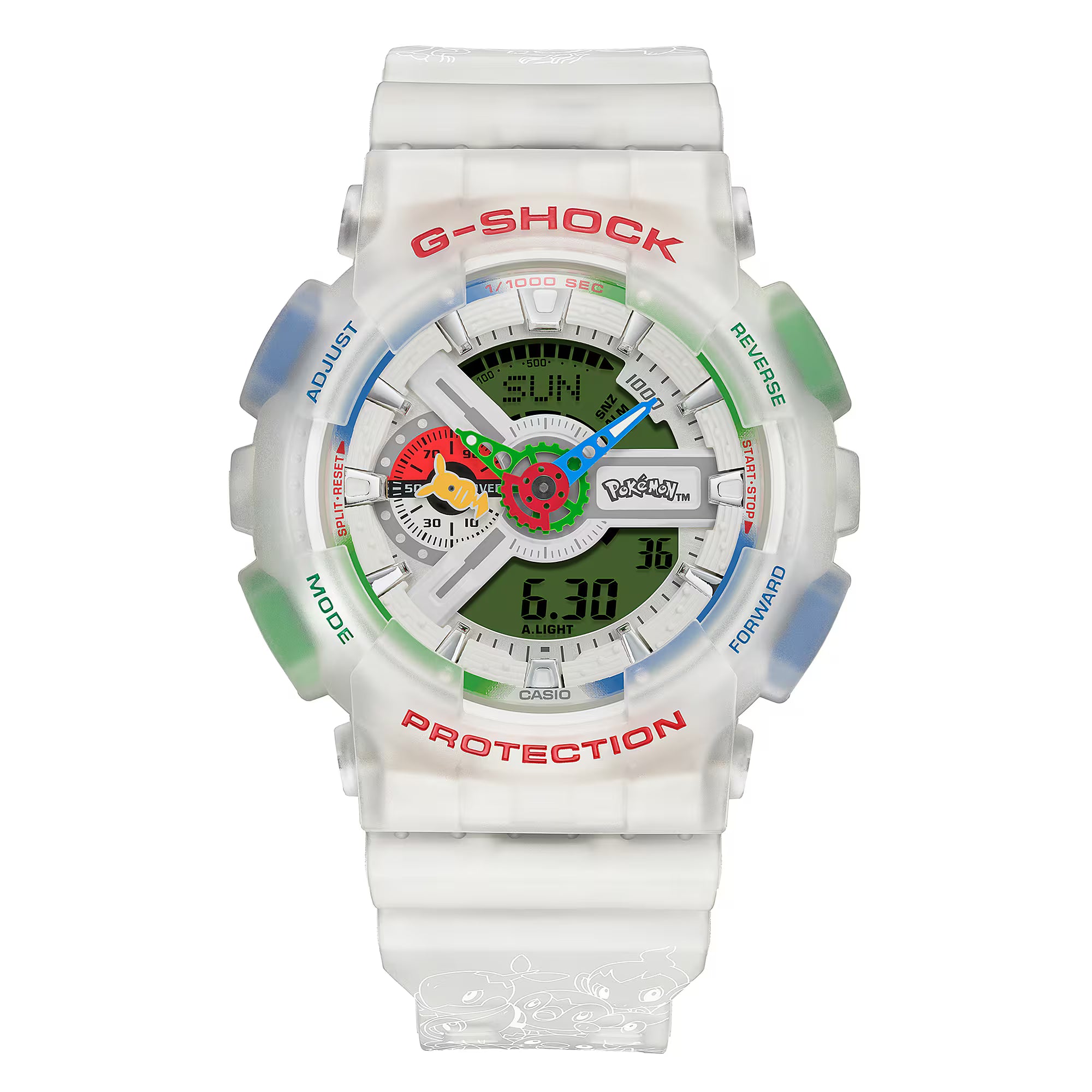 Casio G-shock  Pokémon collaboration model ANALOG-DIGITAL 110 SERIES GA-110PKM-7A