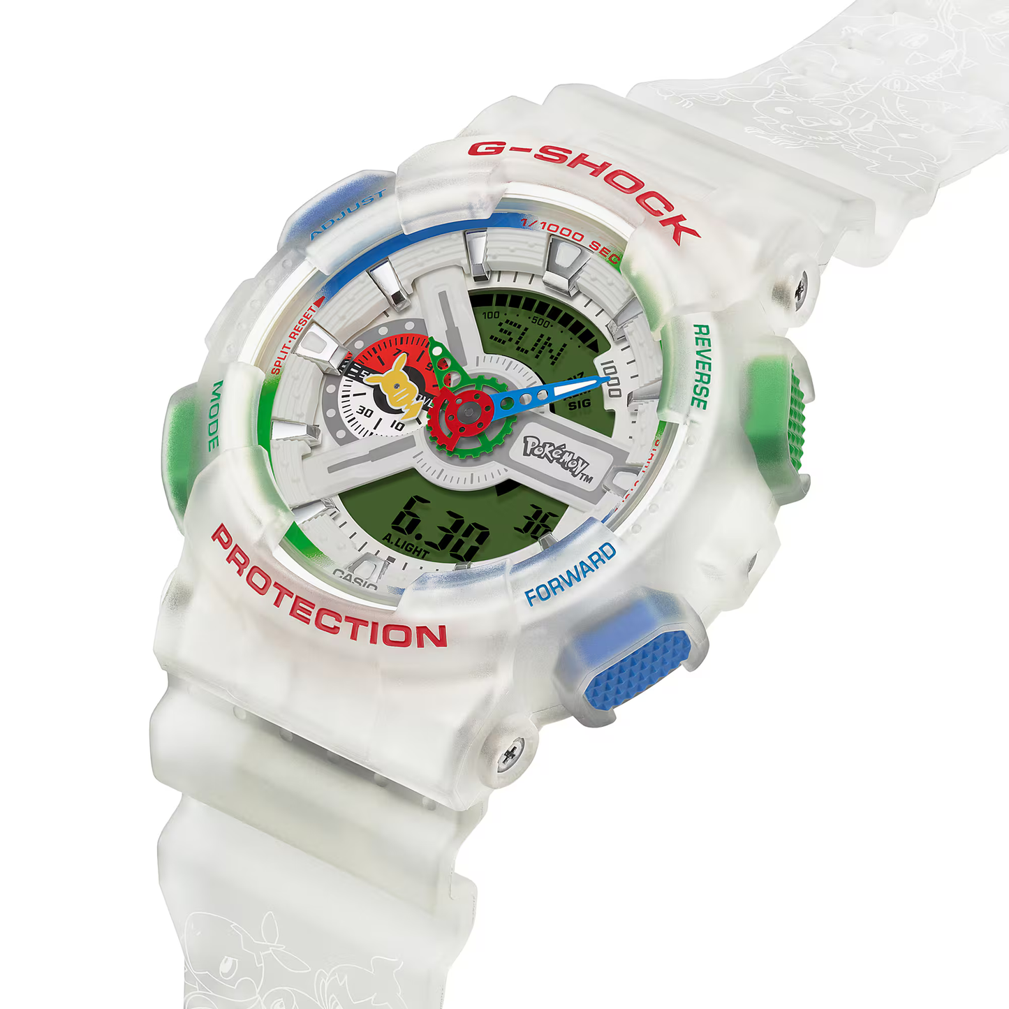 Casio G-shock  Pokémon collaboration model ANALOG-DIGITAL 110 SERIES GA-110PKM-7A