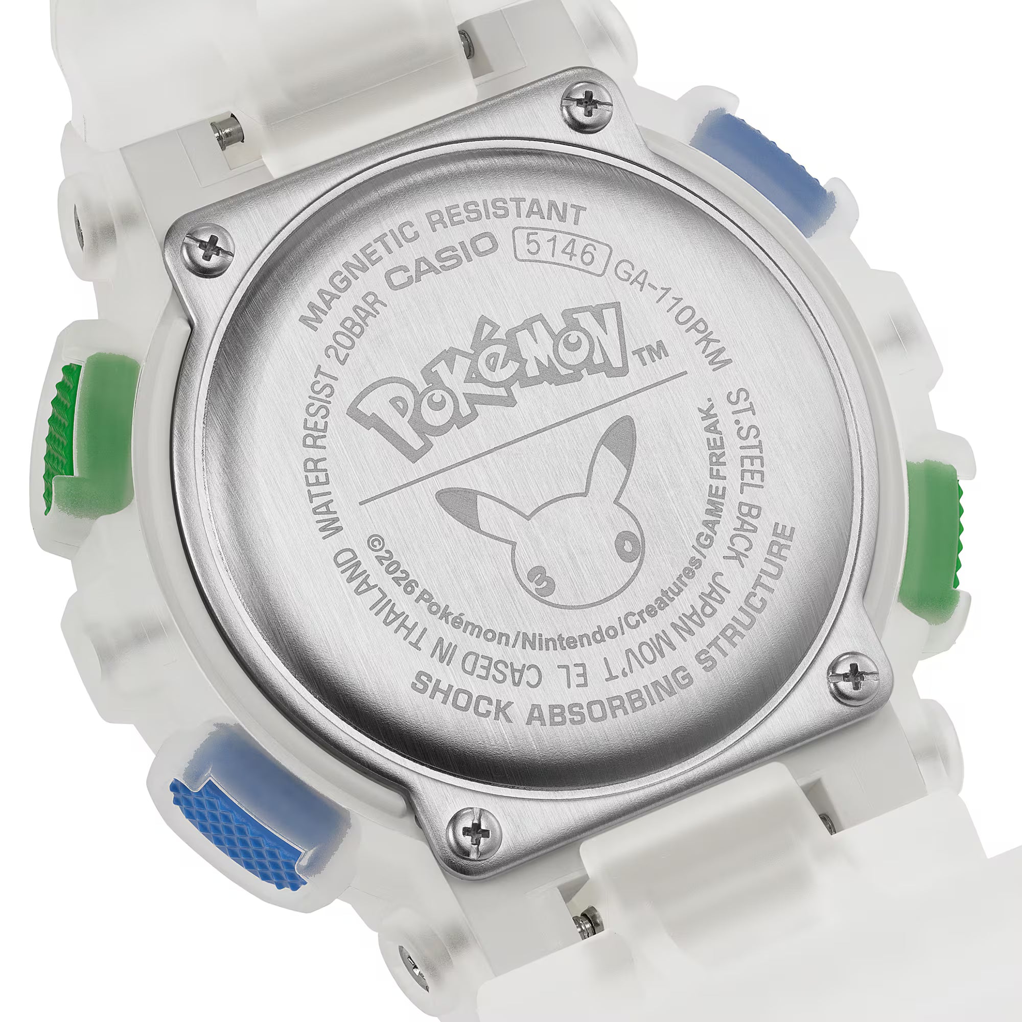Casio G-shock  Pokémon collaboration model ANALOG-DIGITAL 110 SERIES GA-110PKM-7A