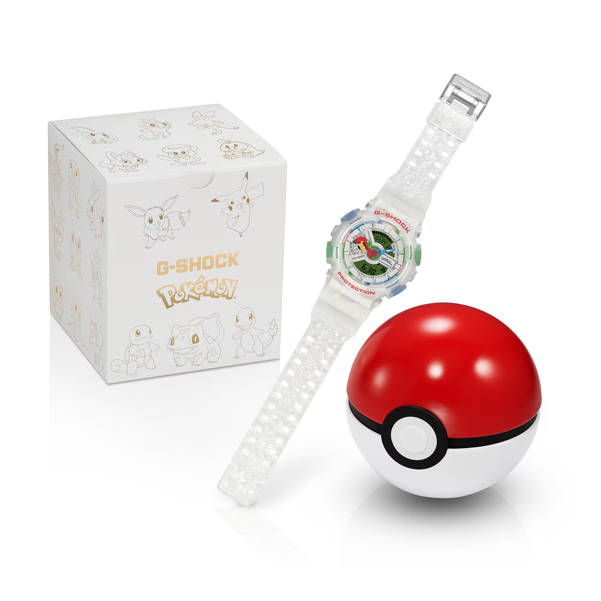 Casio G-shock  Pokémon collaboration model ANALOG-DIGITAL 110 SERIES GA-110PKM-7A