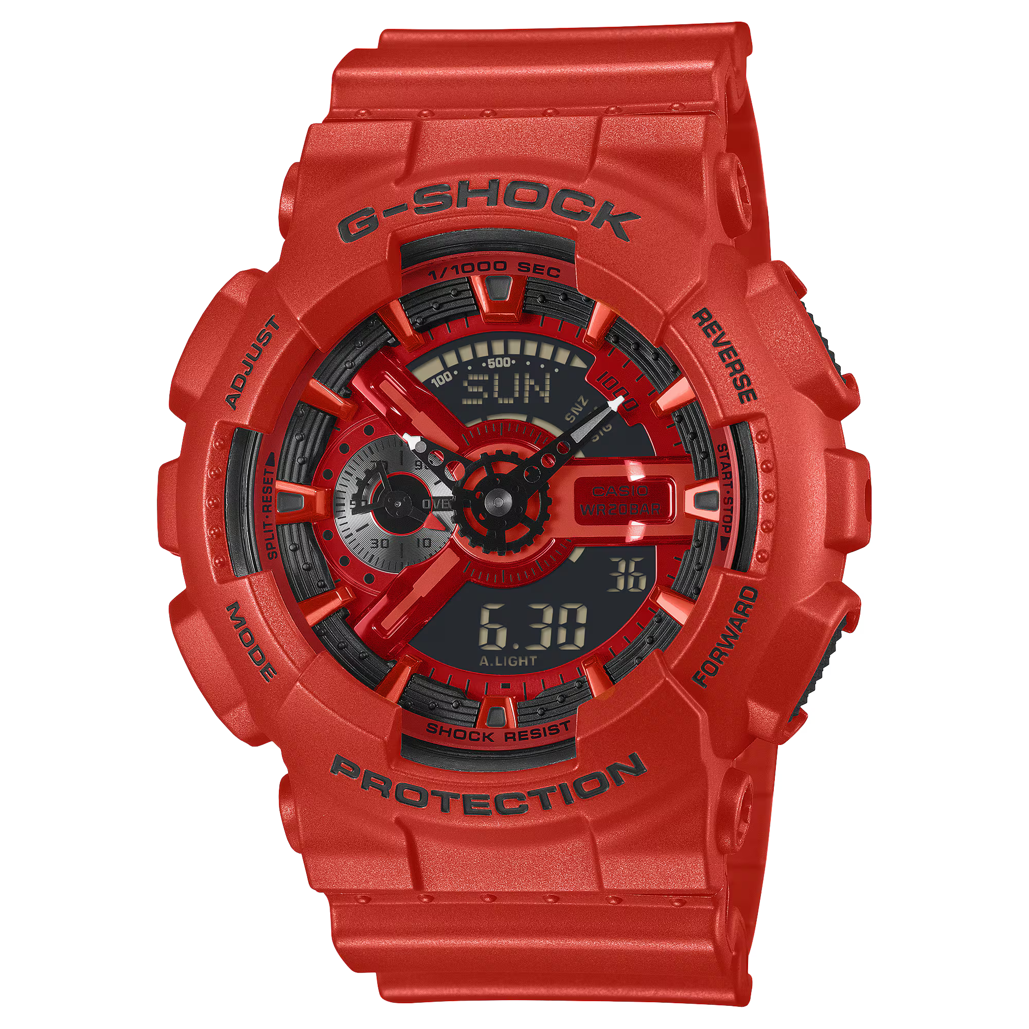 CASIO G-SHOCK ANALOG-DIGITAL 110 SERIES GA110RRB-4A