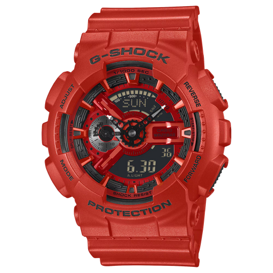CASIO G-SHOCK ANALOG-DIGITAL 110 SERIES GA110RRB-4A