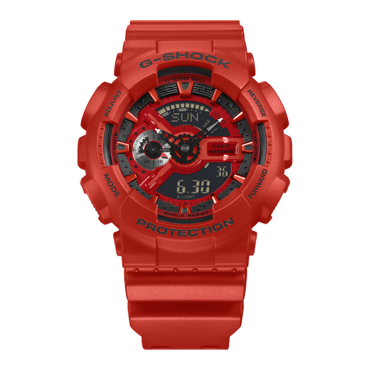CASIO G-SHOCK ANALOG-DIGITAL 110 SERIES GA110RRB-4A