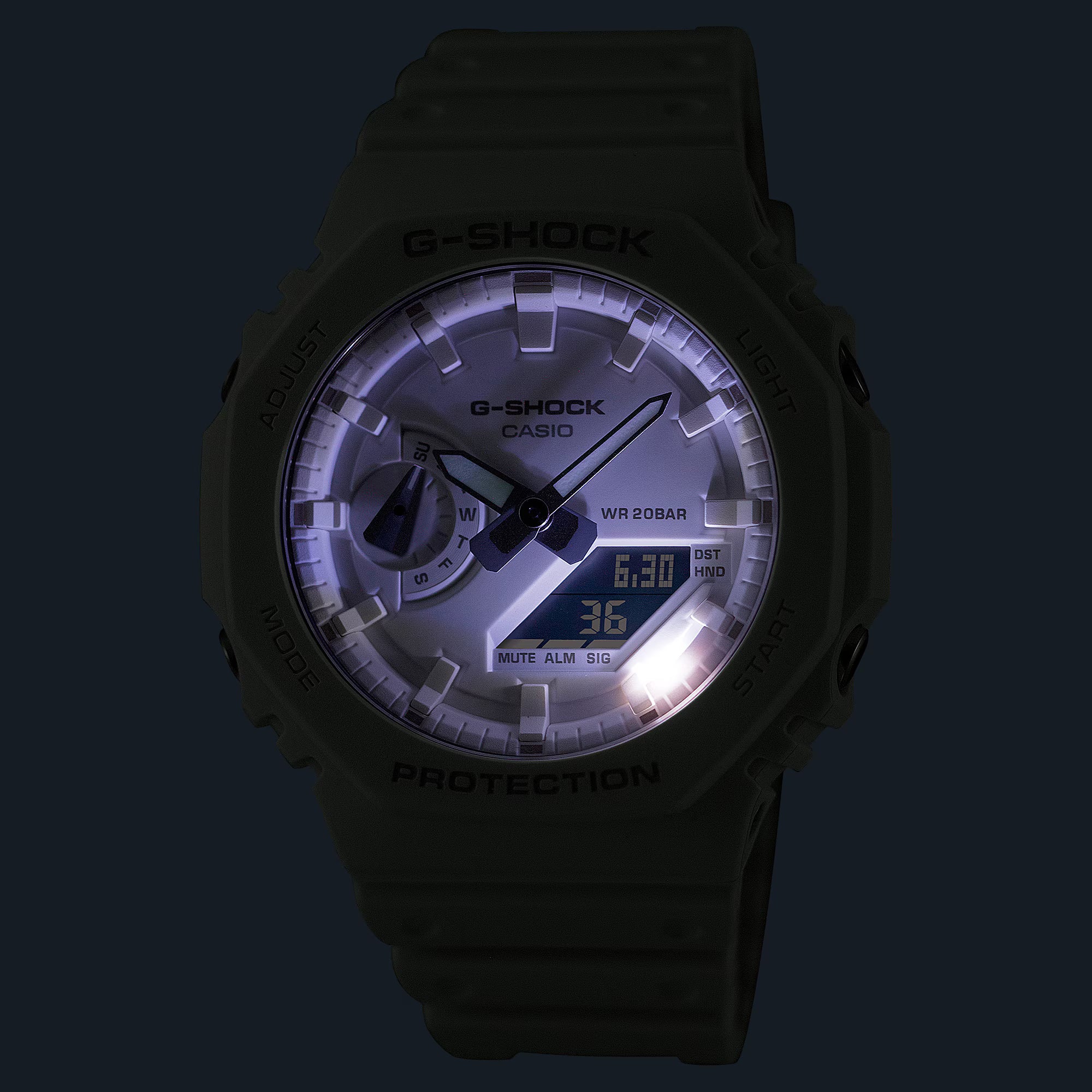 Casio G-Shock ANALOG-DIGITAL 2100 Series GA-2100-7A7