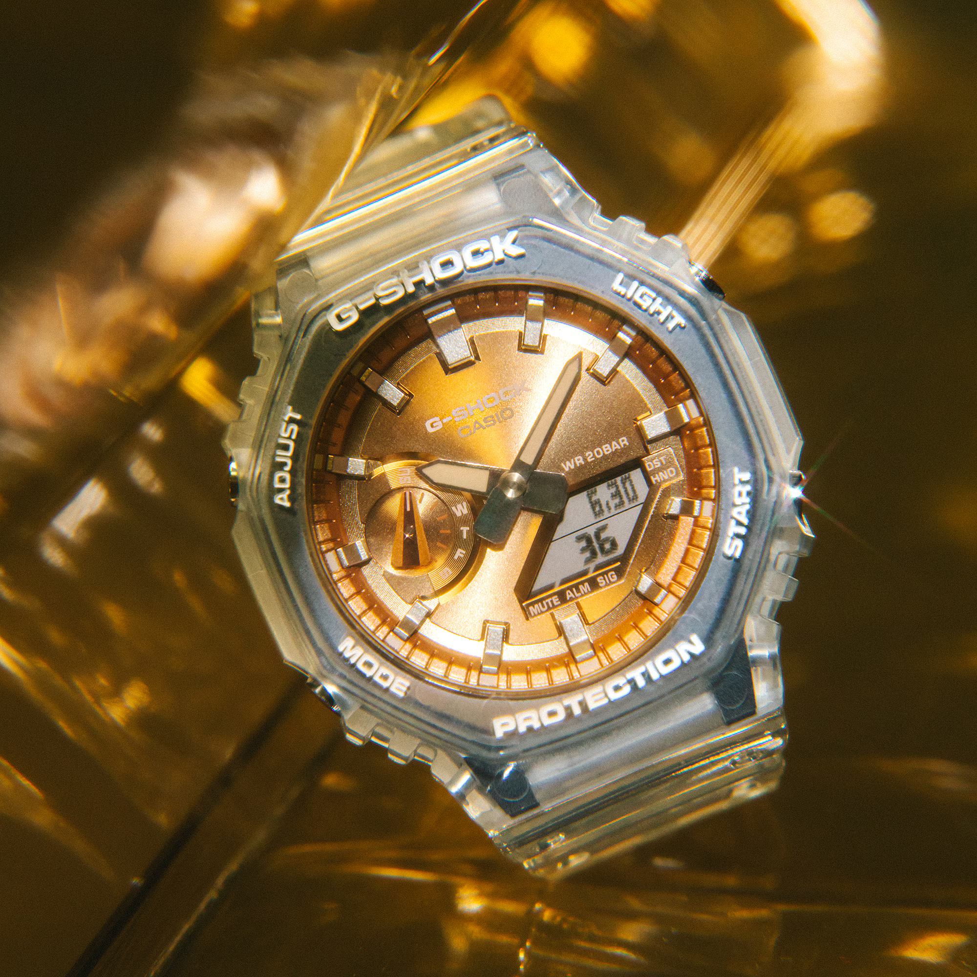 CASIO G-SHOCK ANALOG-DIGITAL 2100 Series GA-2100BM-7A5