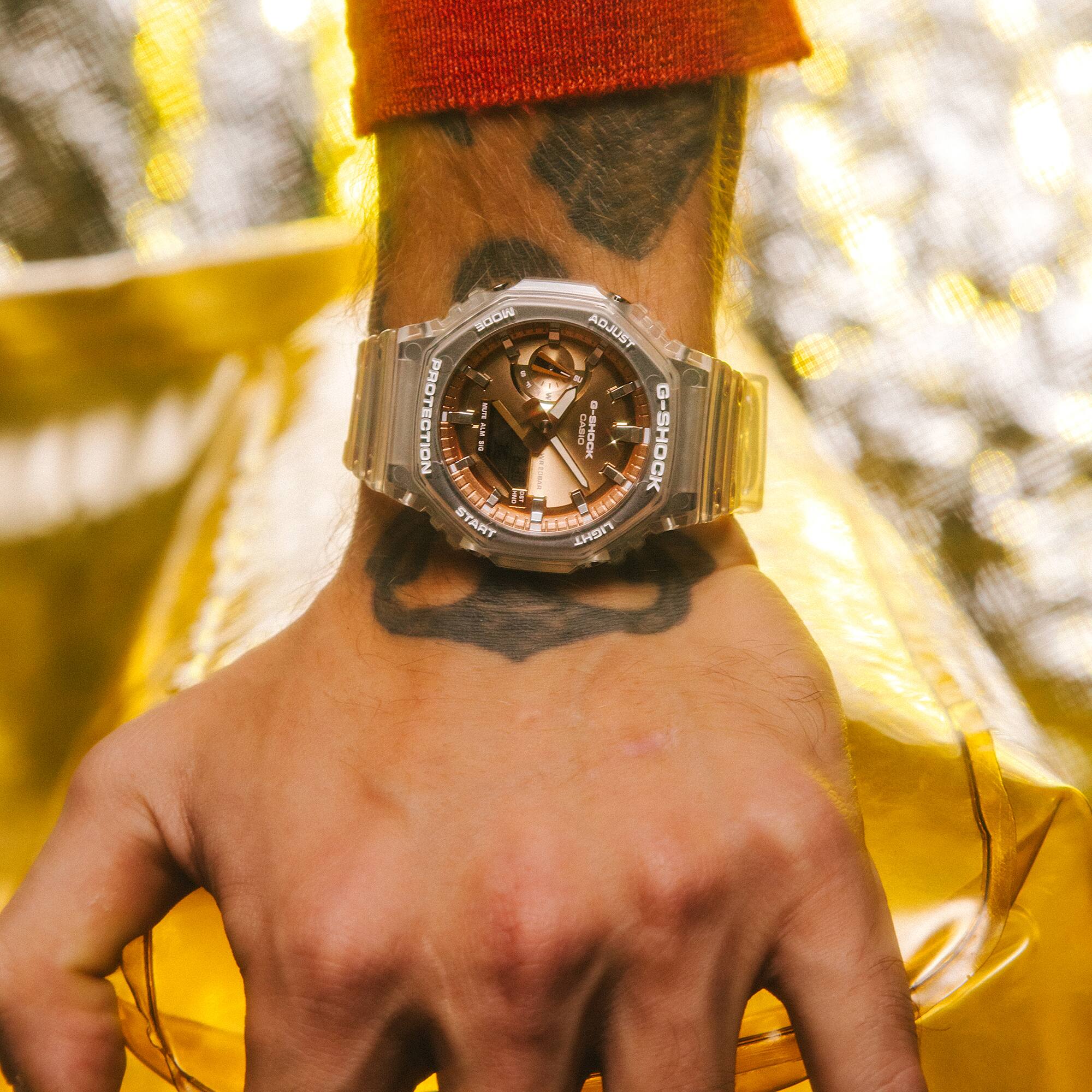 CASIO G-SHOCK ANALOG-DIGITAL 2100 Series GA-2100BM-7A5