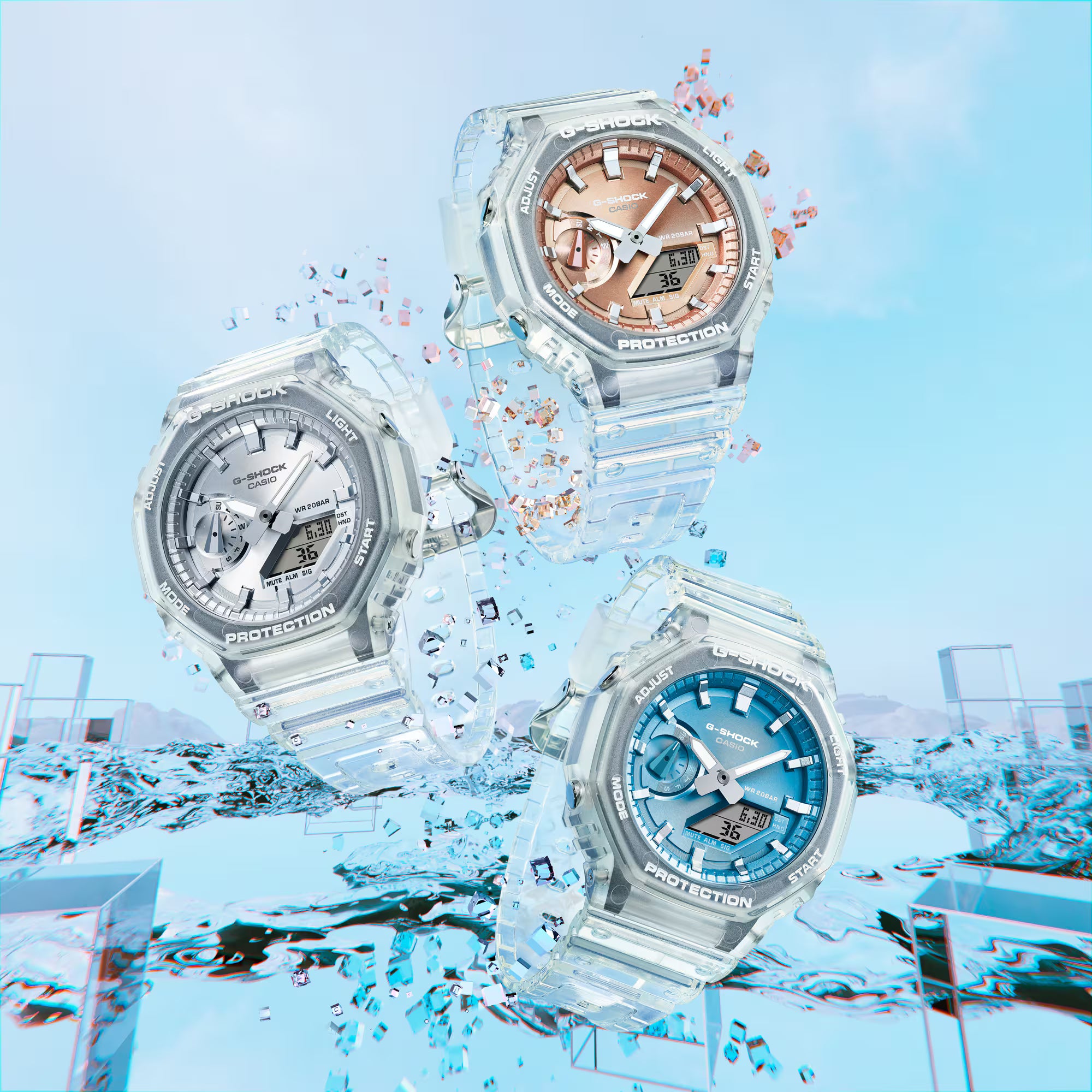 CASIO G-SHOCK  ANALOG-DIGITAL 2100 Series GA-2100BM-7A2