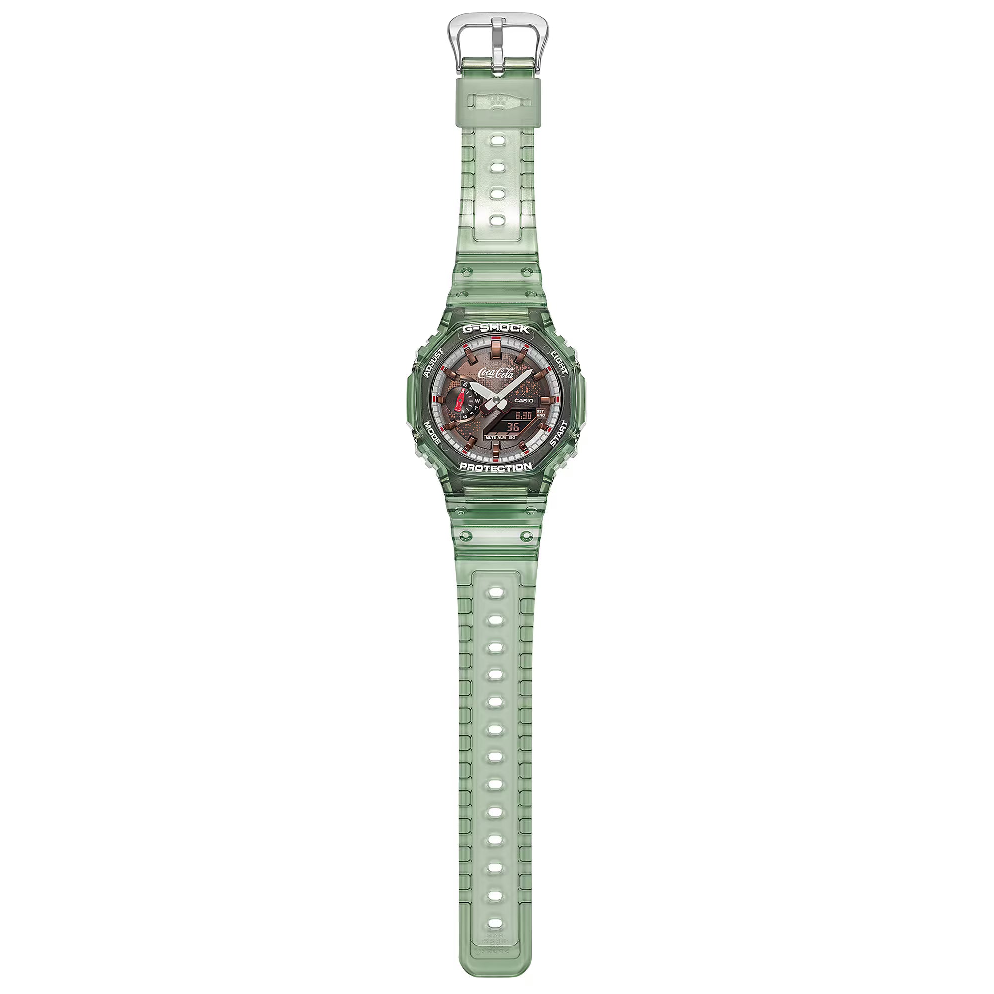 Casio G-Shock Coca-Cola® collaboration model ANALOG-DIGITAL 2100 Series GA-2100CC-3A