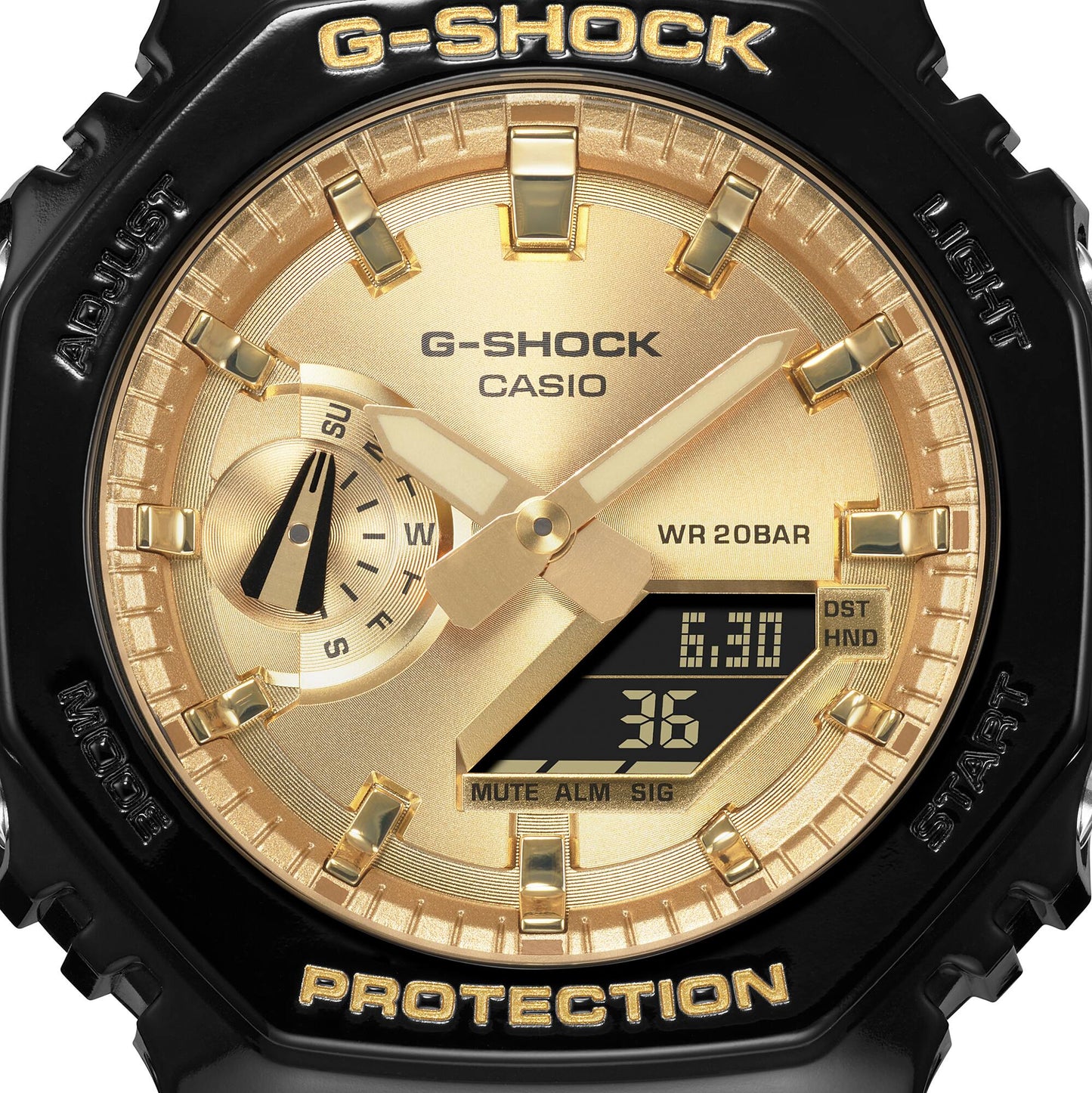 CASIO G-SHOCK ANALOG-DIGITAL 2100 Series GA-2100GB-1A