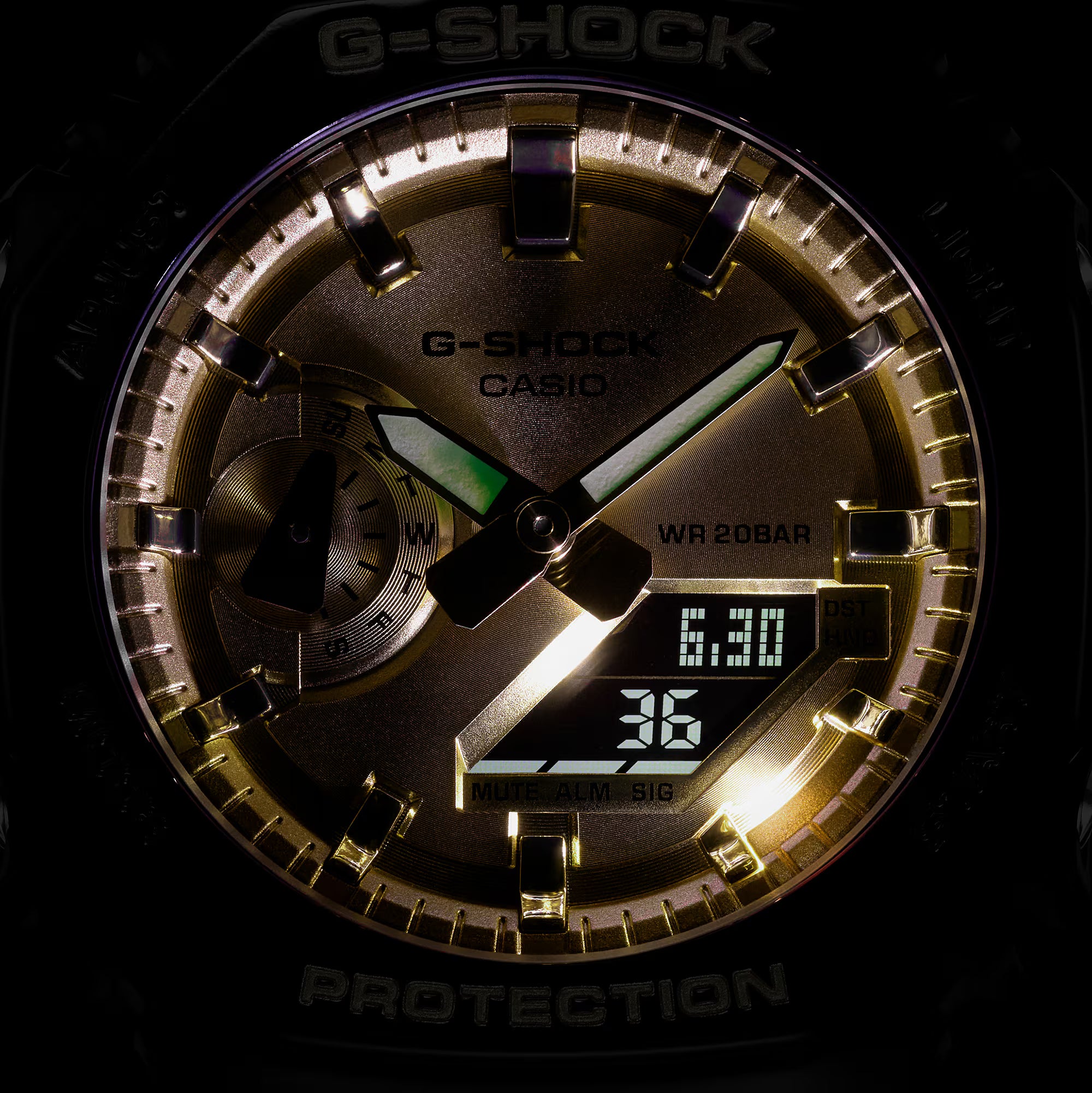 CASIO G-SHOCK ANALOG-DIGITAL 2100 Series GA-2100GB-1A