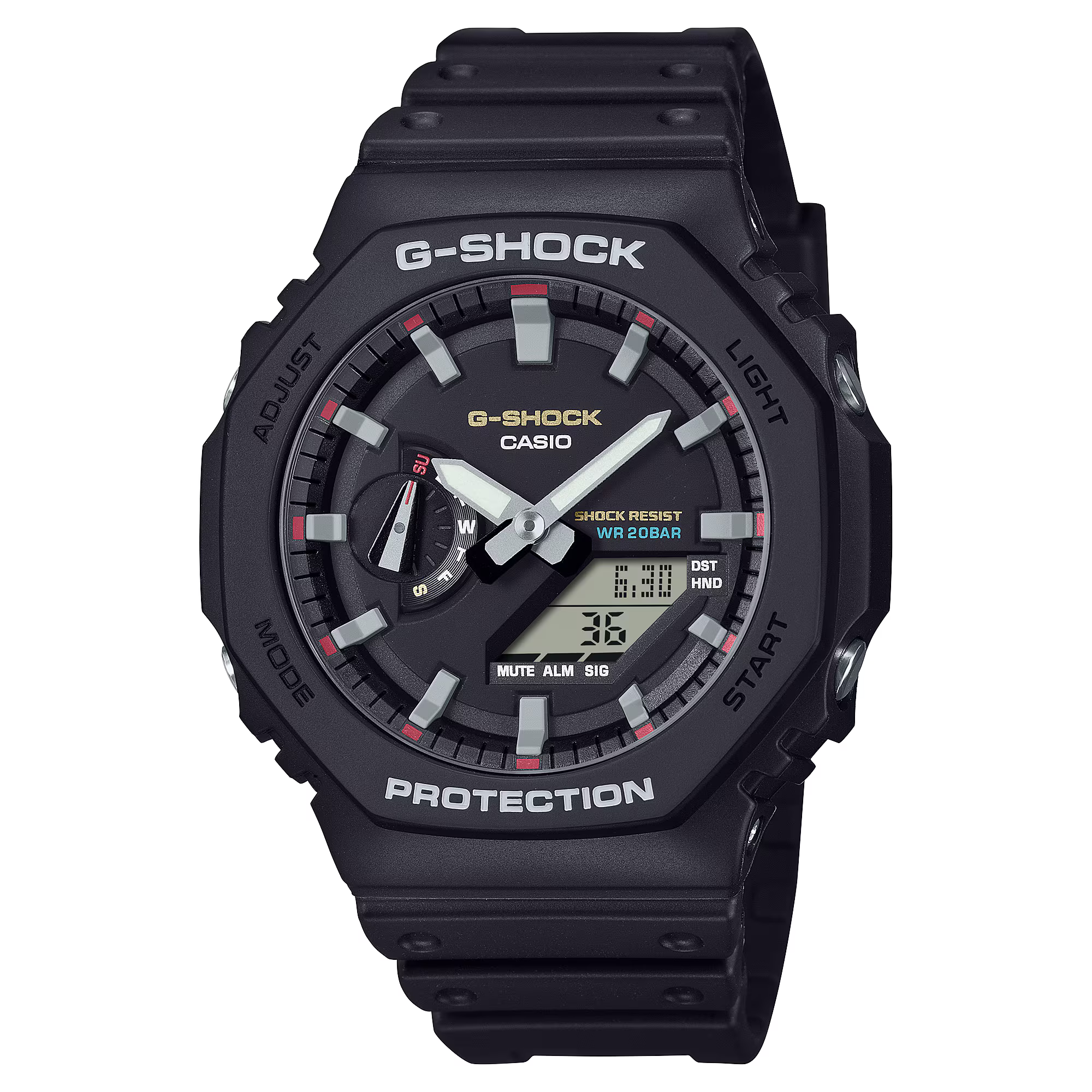 CASIO G-SHOCK ANALOG-DIGITAL 2100 Series GA-2100RL-1A