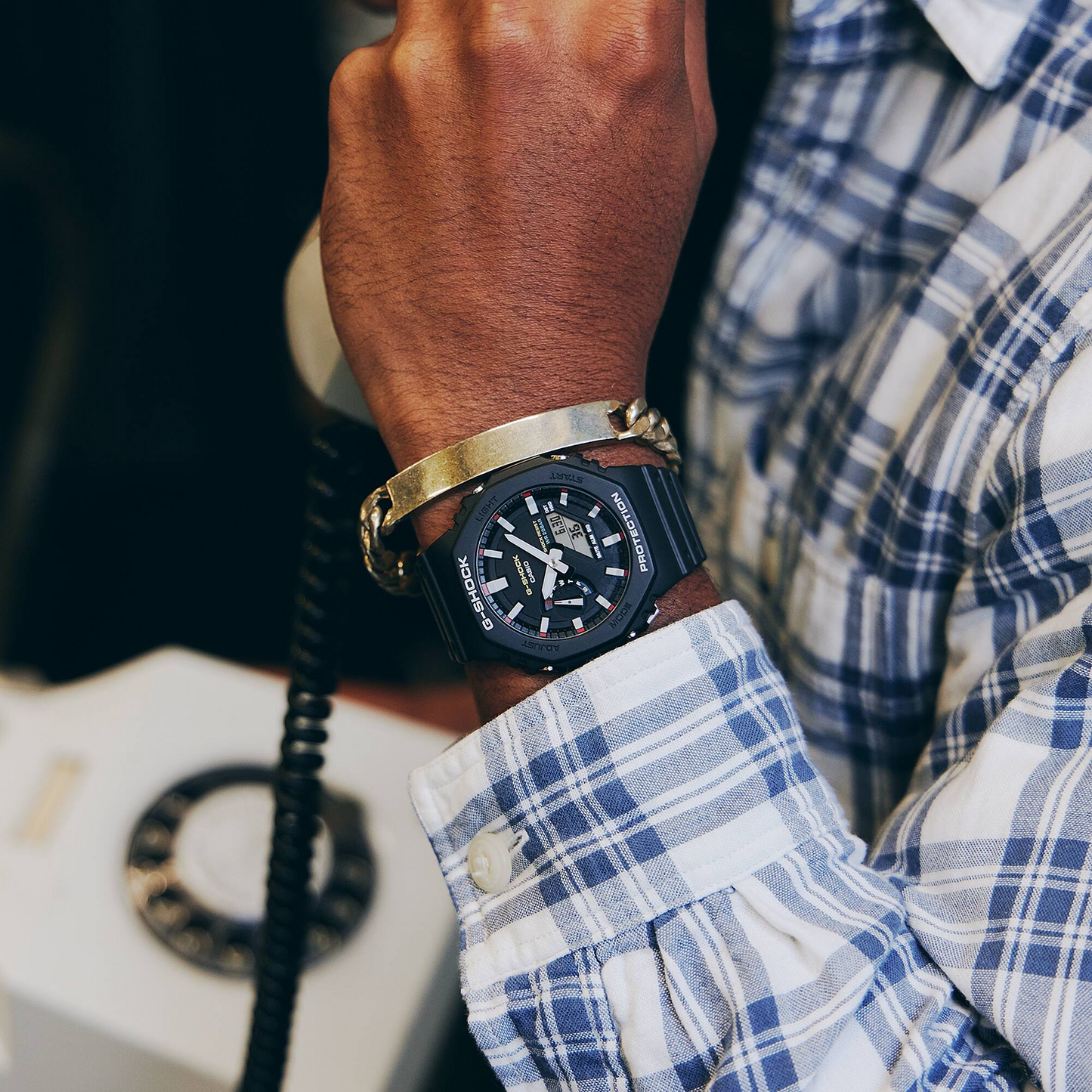 CASIO G-SHOCK ANALOG-DIGITAL 2100 Series GA-2100RL-1A