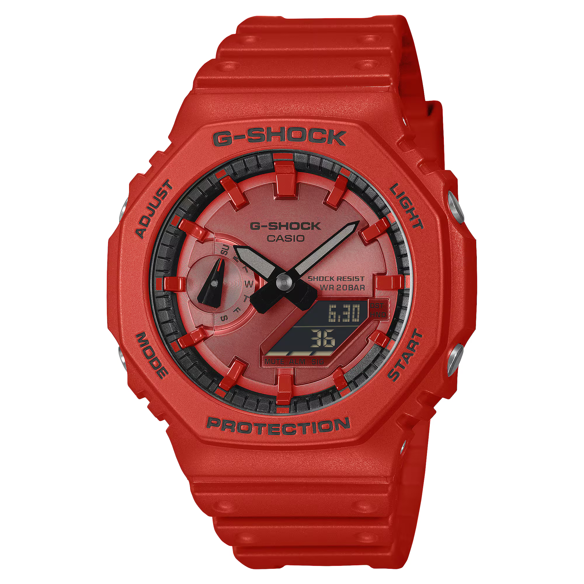 CASIO G-SHOCK ANALOG-DIGITAL 2100 Series GA-2100RRB-4A