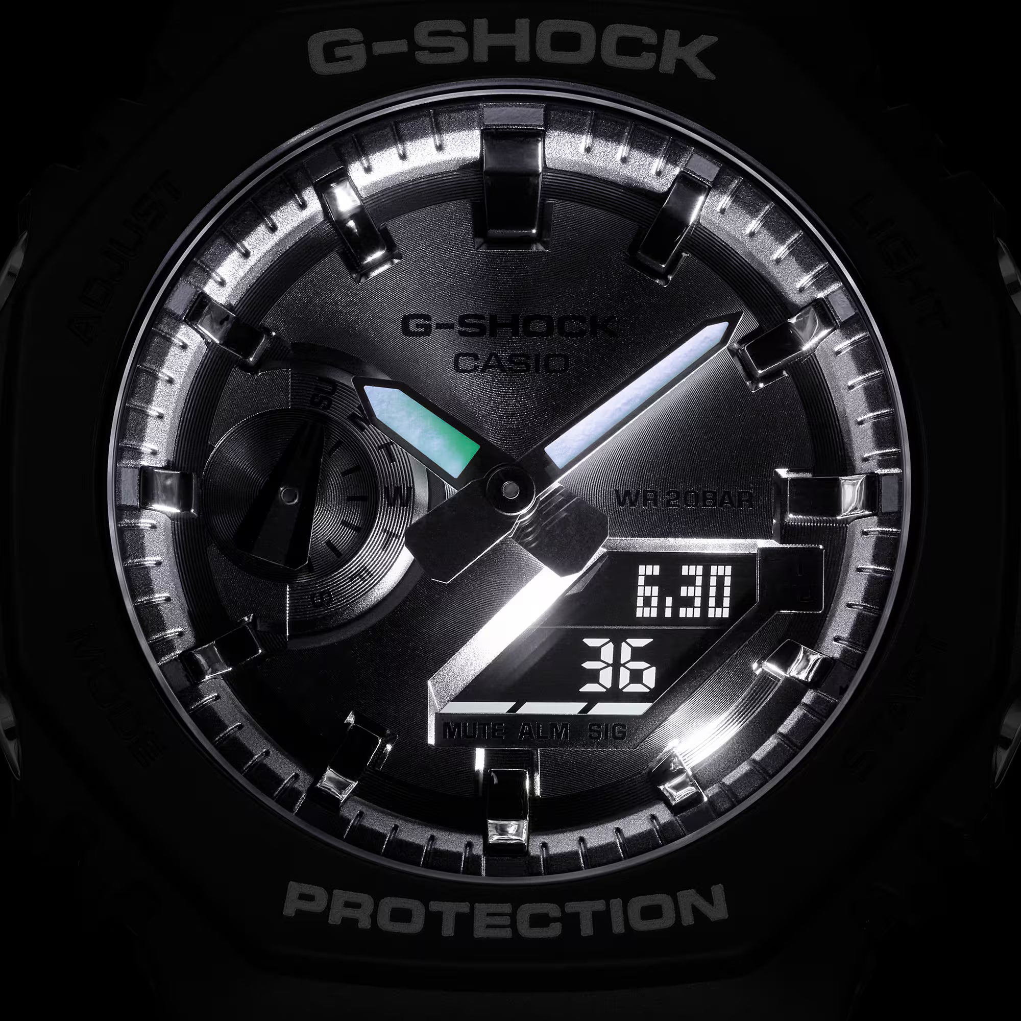 CASIO G-SHOCK ANALOG-DIGITAL 2100 Series GA-2100BCE-1A