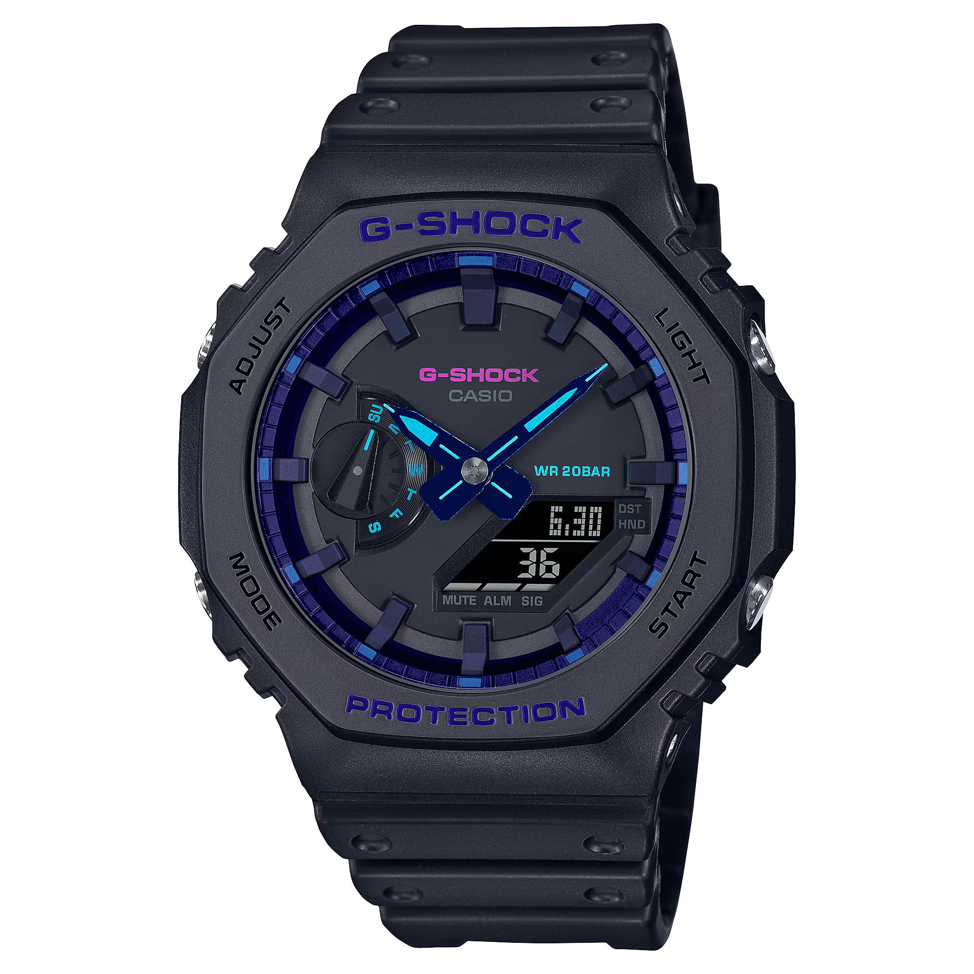 CASIO G-SHOCK ANALOG-DIGITAL 2100 Series GA-2100VB-1A
