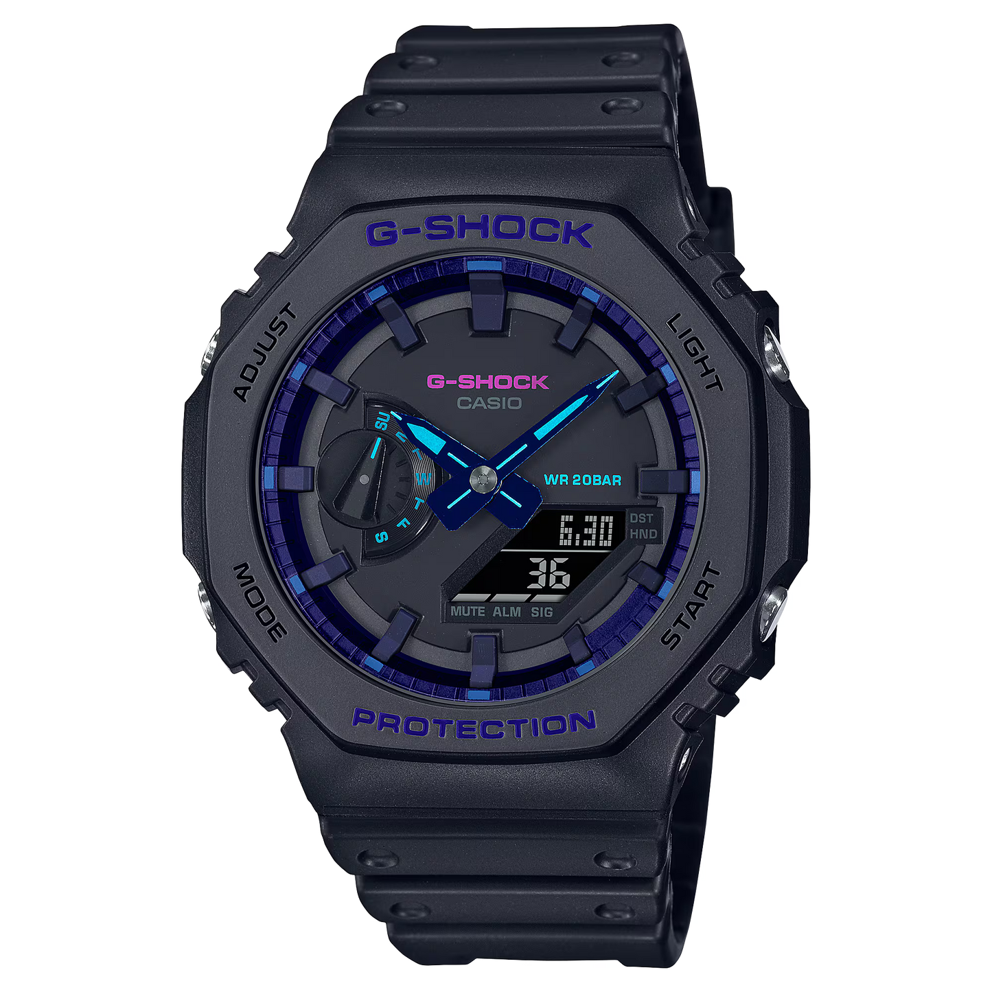 CASIO G-SHOCK ANALOG-DIGITAL 2100 Series GA-2100VB-1A