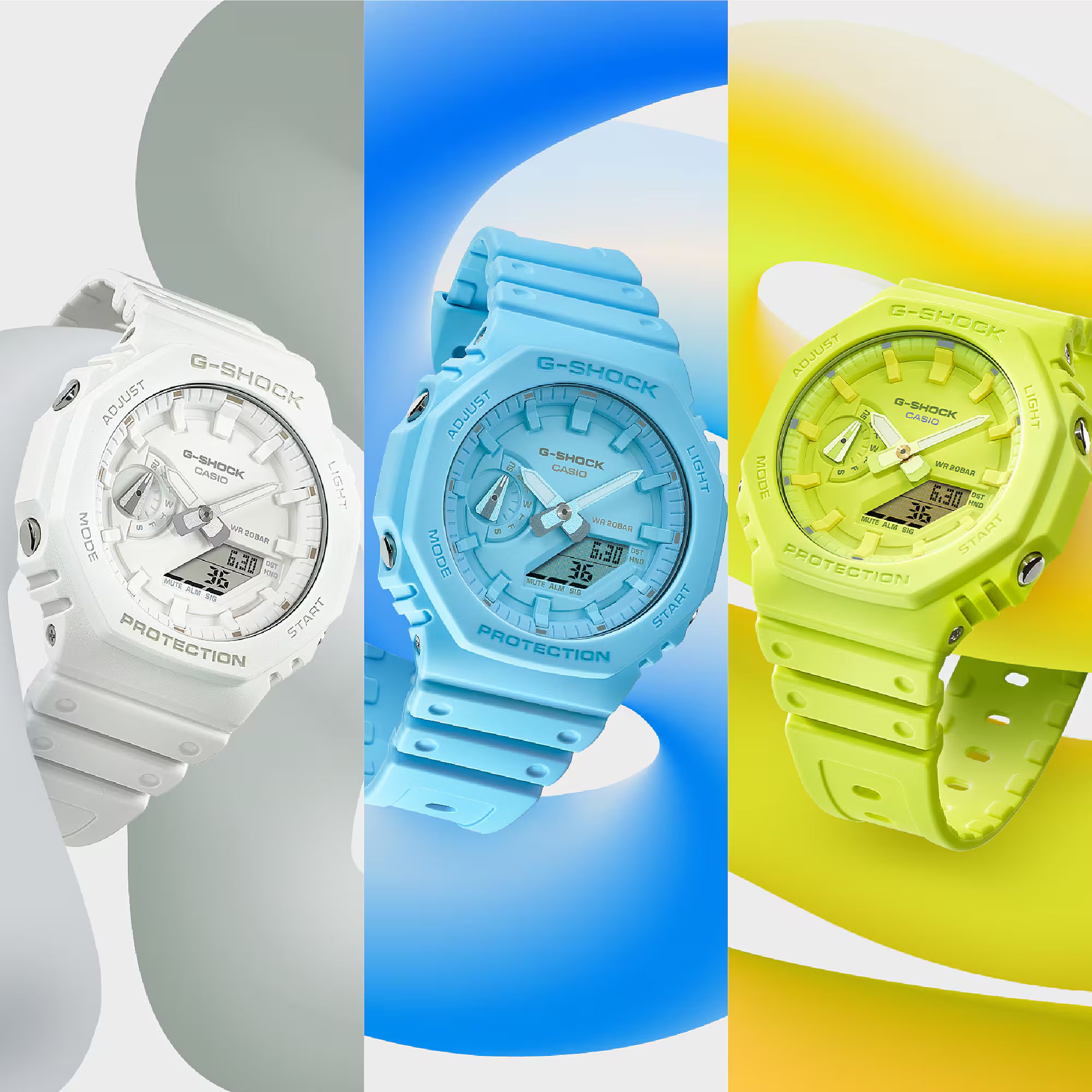 Casio G-Shock ANALOG-DIGITAL 2100 Series GA-2100-7A7