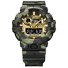 CASIO G-SHOCK BOLD CAMO SERIES CAMO AND GOLD ANALOG-DIGITAL GA-700 SERIES GA-700CMG-3A