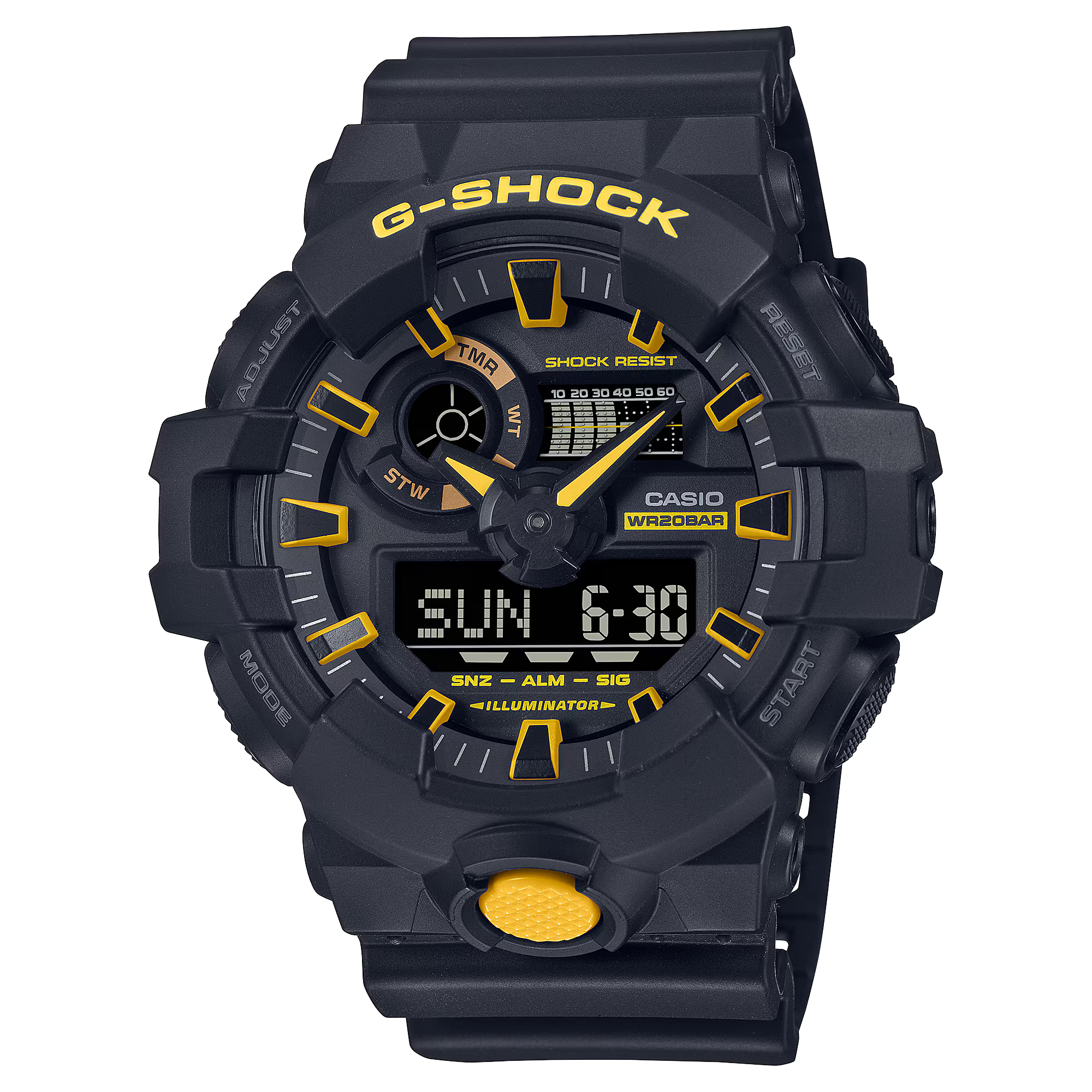 CASIO G-SHOCK ANALOG-DIGITAL GA-700 SERIES GA-700CY-1A