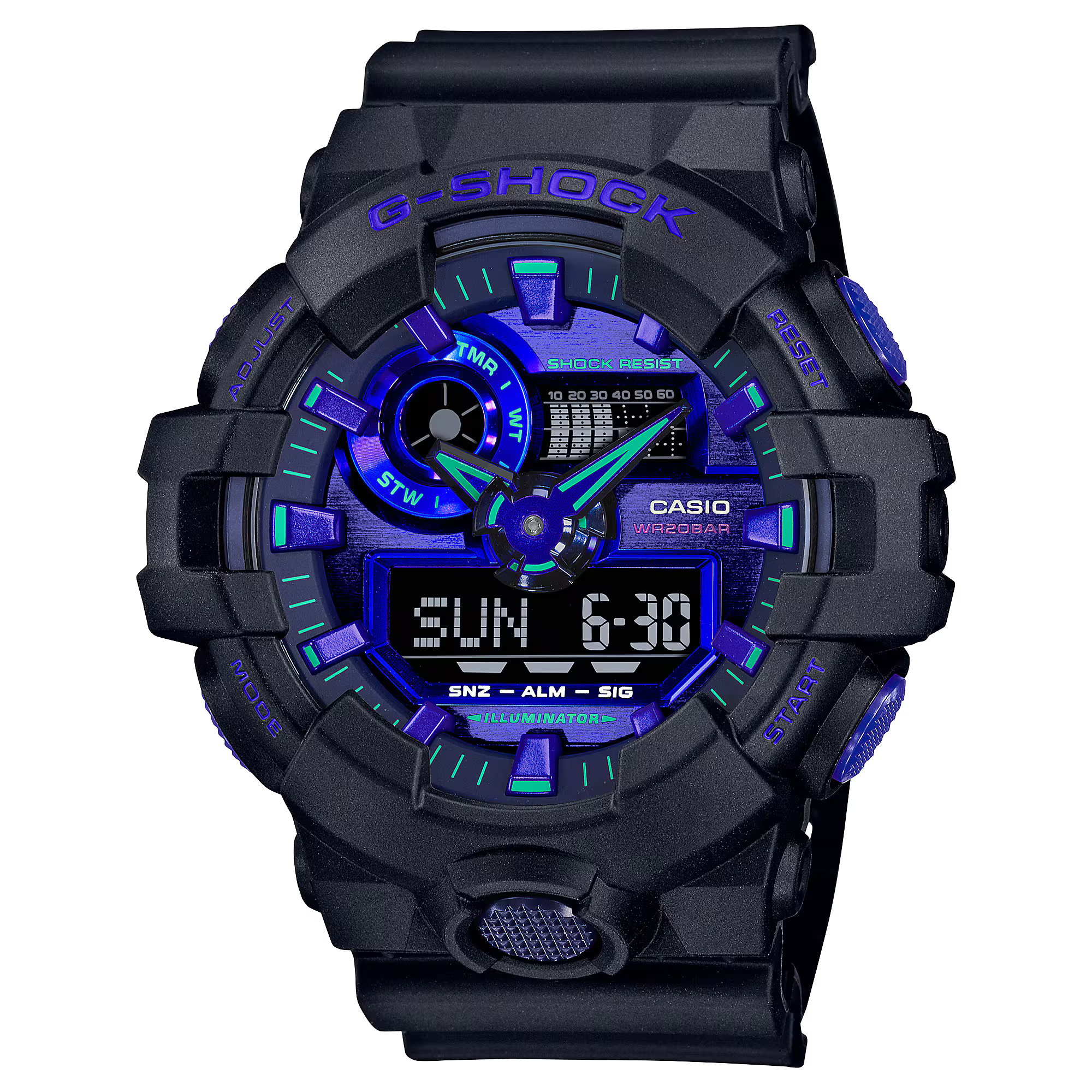 CASIO G-SHOCK ANALOG-DIGITAL GA-700 SERIES GA-700VB-1A