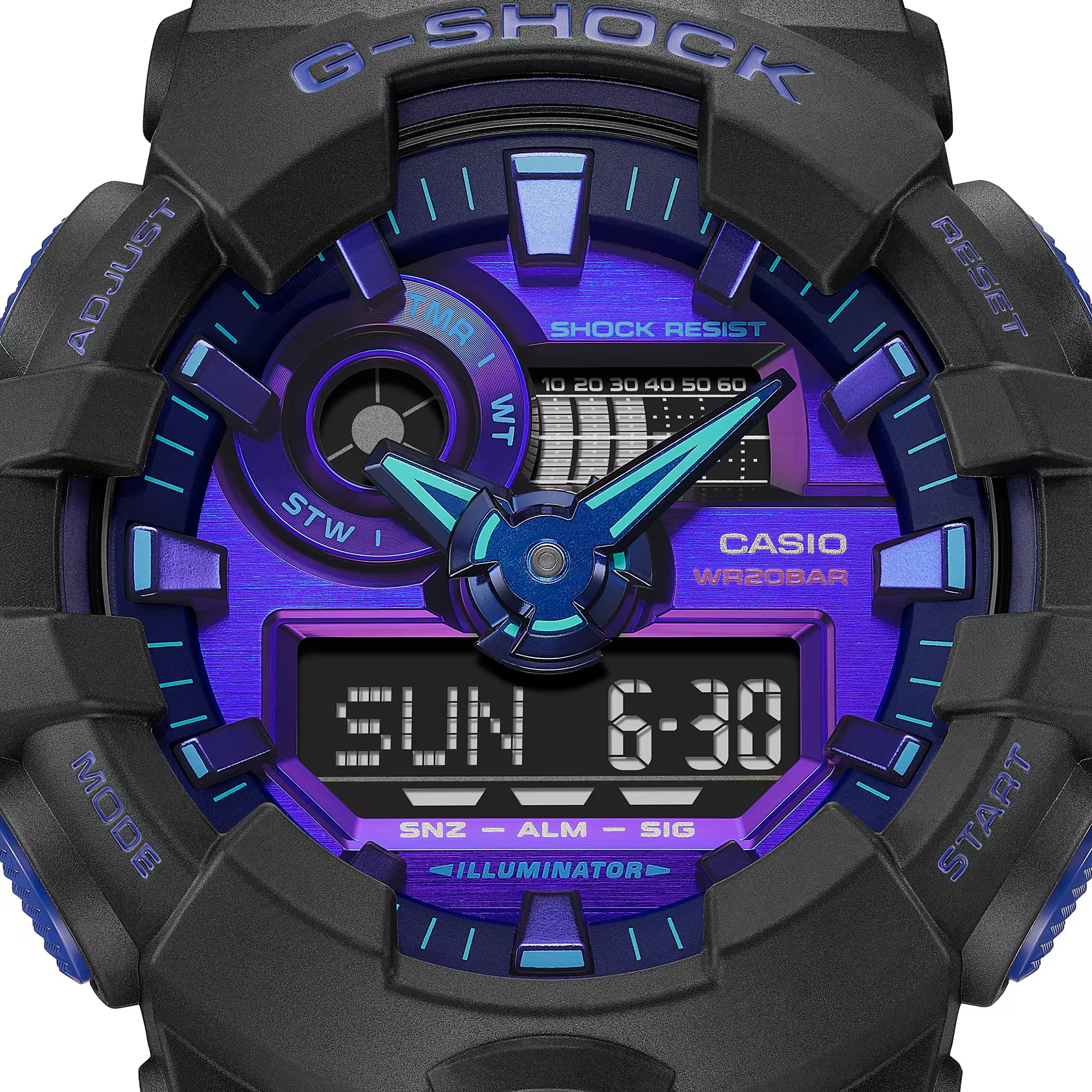 CASIO G-SHOCK ANALOG-DIGITAL GA-700 SERIES GA-700VB-1A