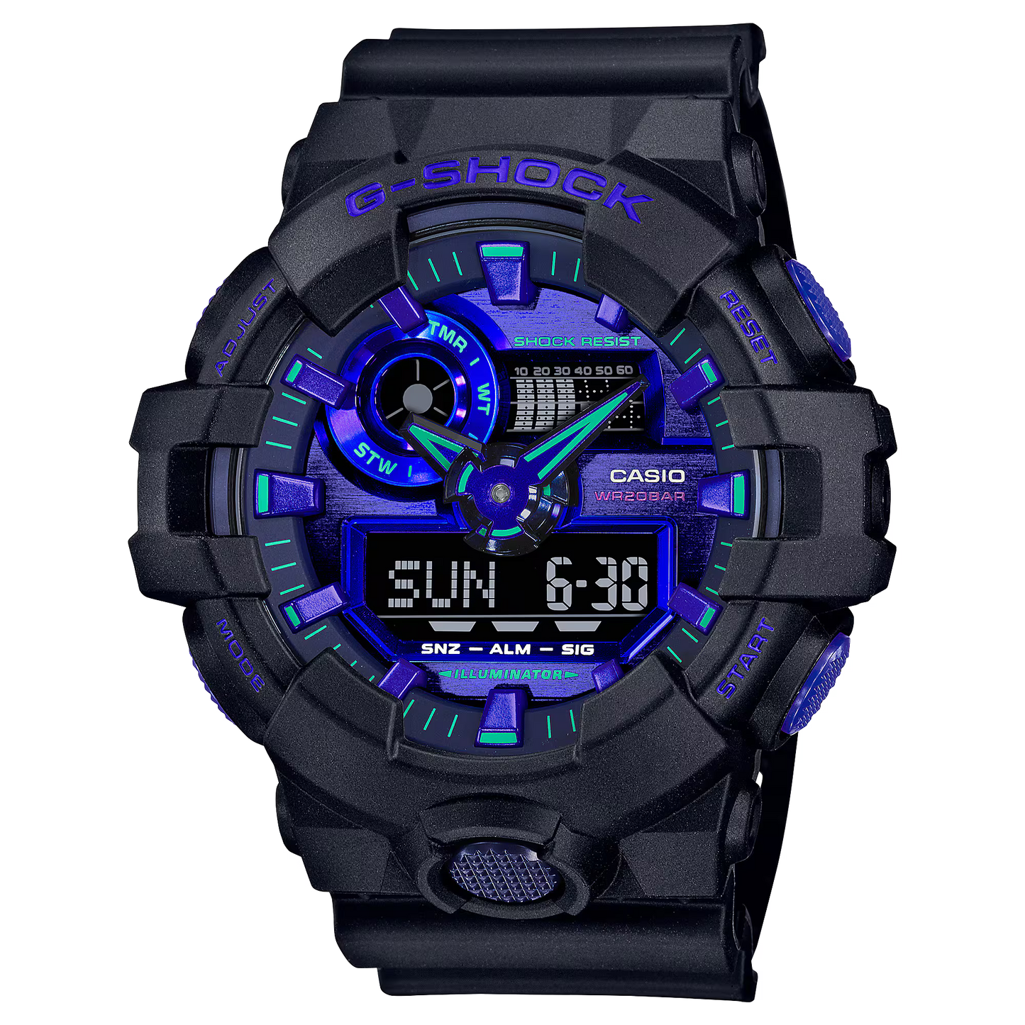 CASIO G-SHOCK ANALOG-DIGITAL GA-700 SERIES GA-700VB-1A