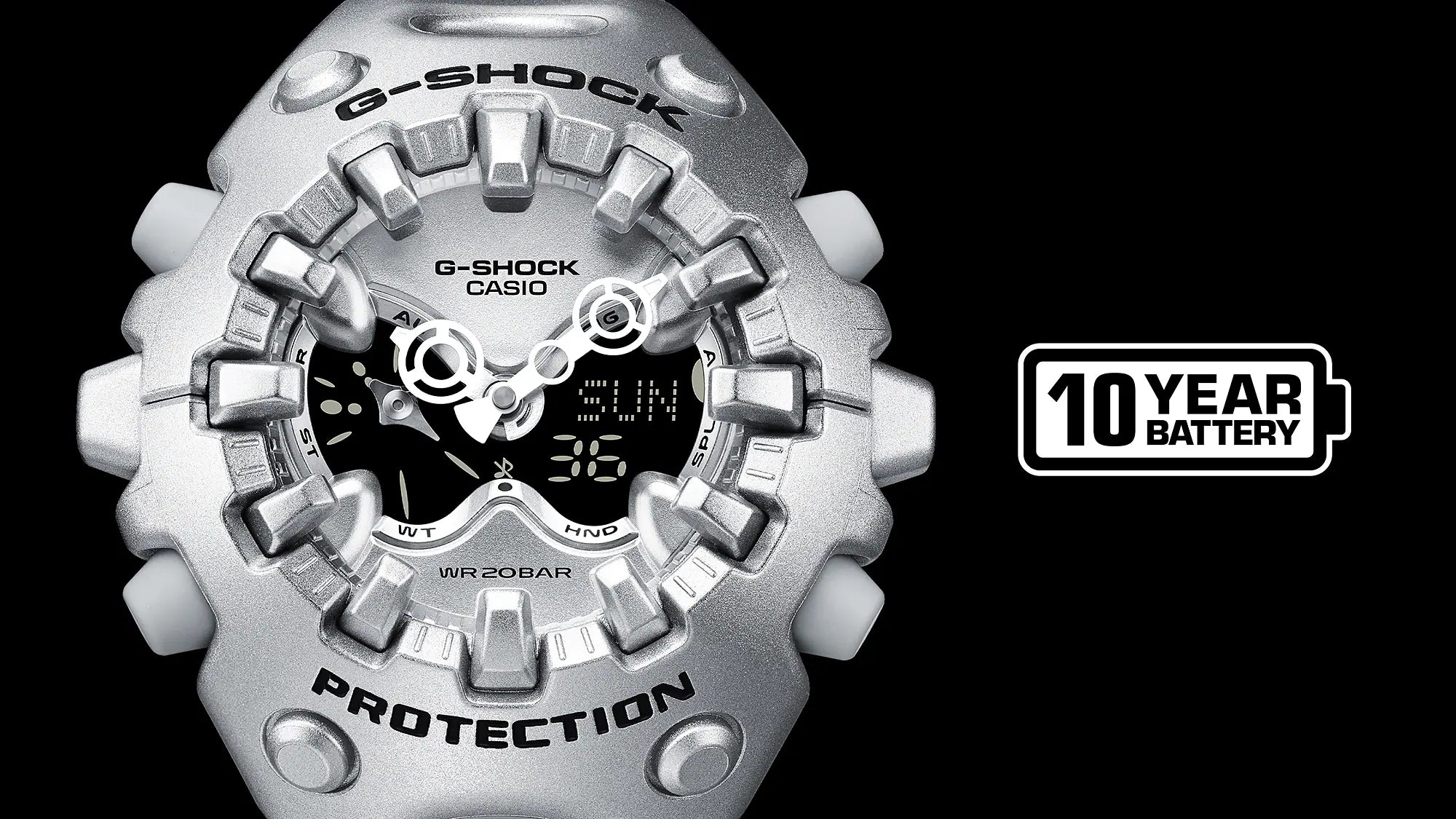 CASIO G-SHOCK ANALOG-DIGITAL GA-V01 SERIES GA-V01-2A