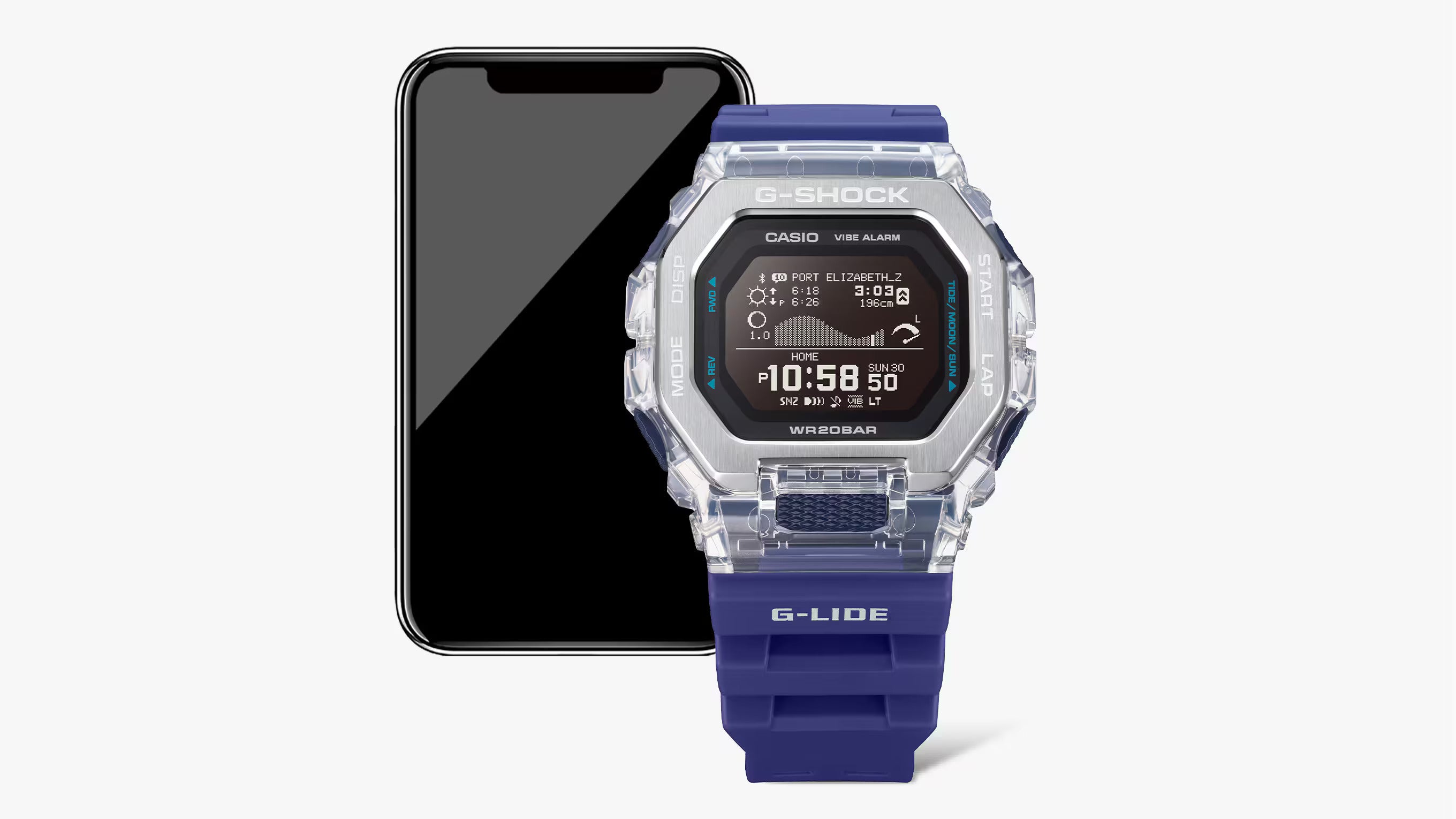 Casio G-Shock Watch G-LIDE GBX-100 Series GBX100S-1